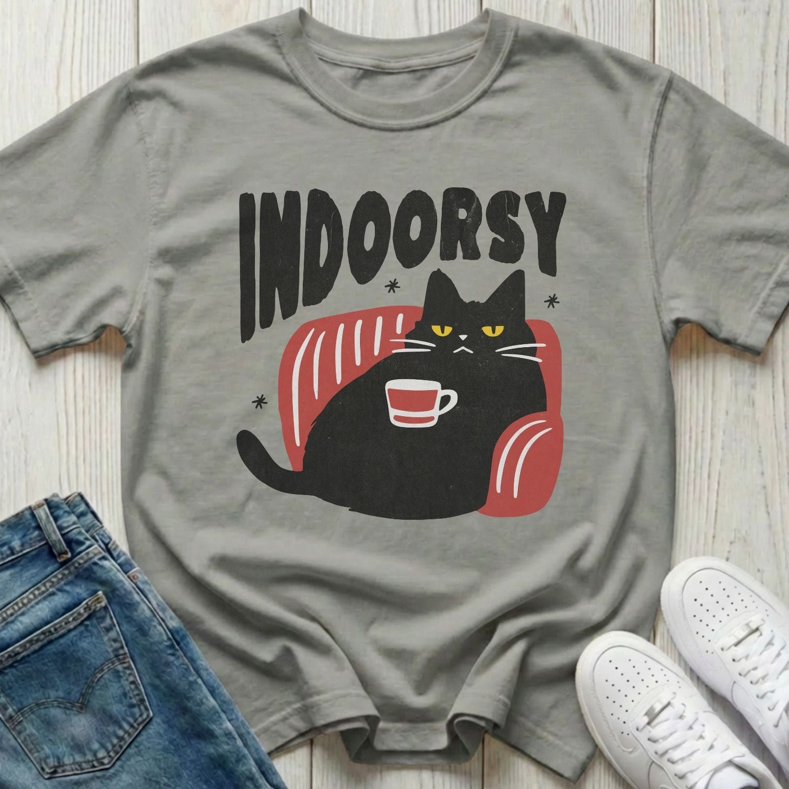 Indoorsy Cat T-shirt