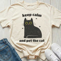 Keep Calm and Pet the Cat T-shirt