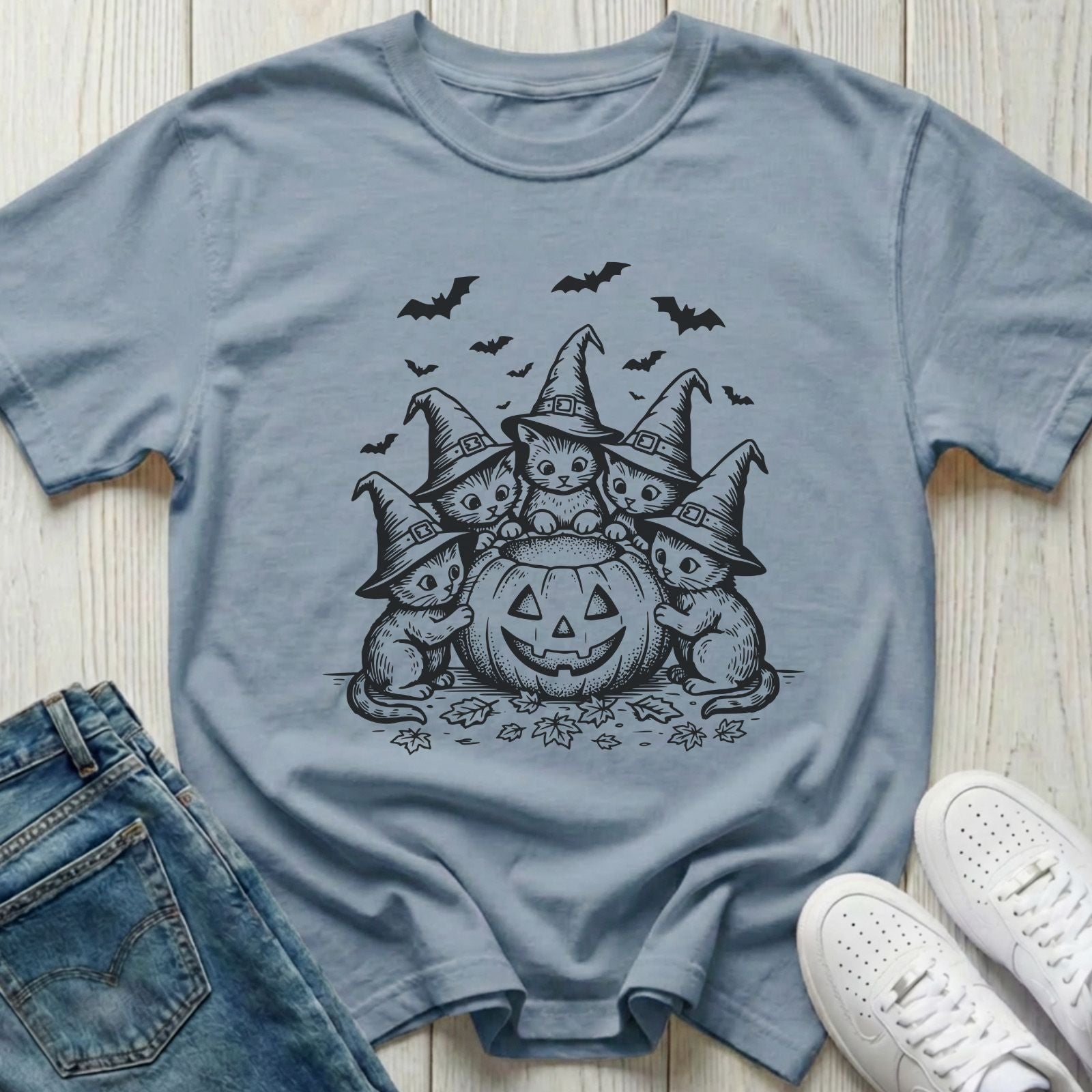 Kitty Coven Halloween T-shirt