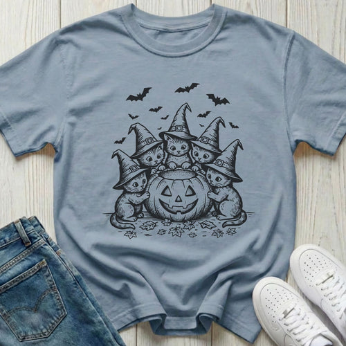 Kitty Coven Halloween T-shirt