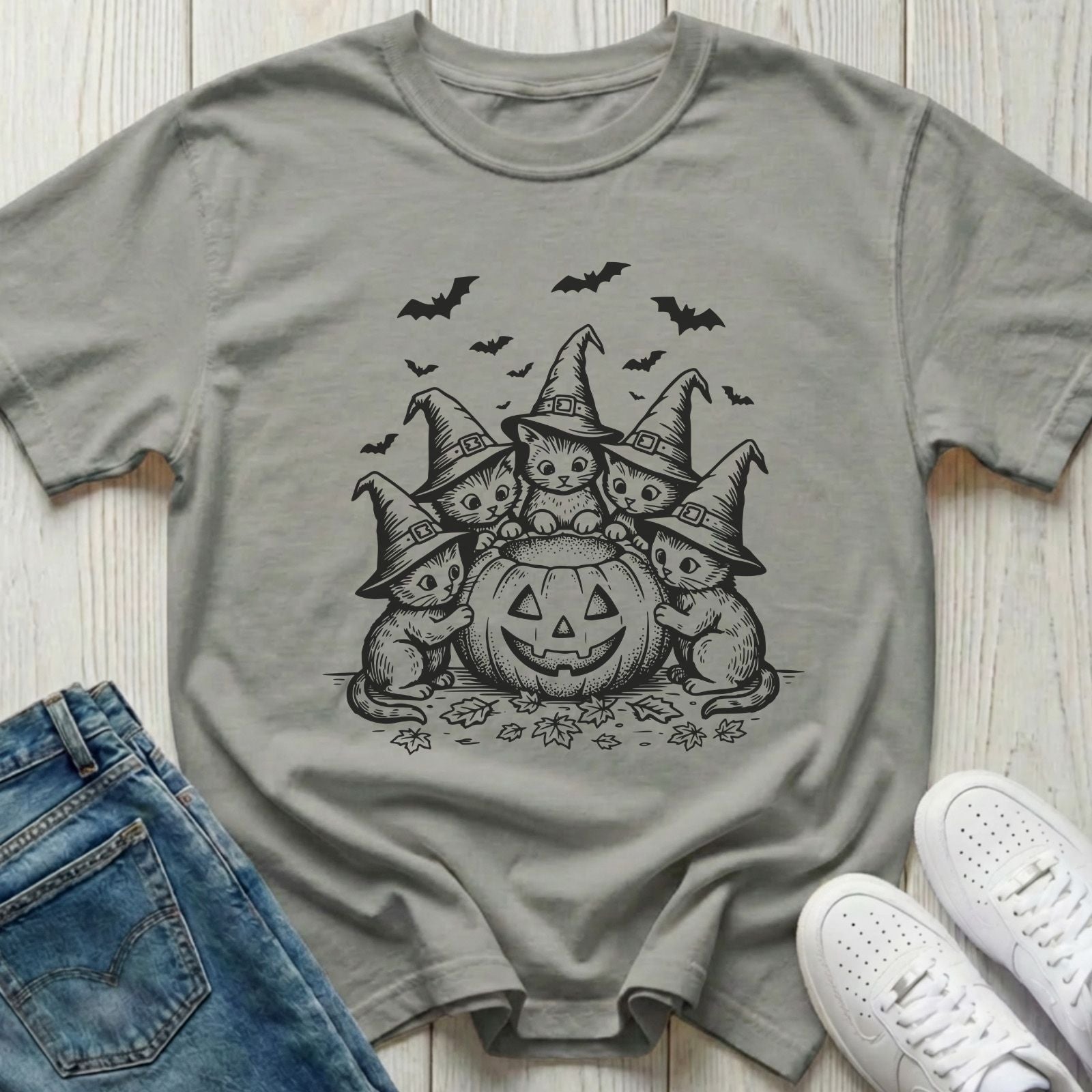 Kitty Coven Halloween T-shirt