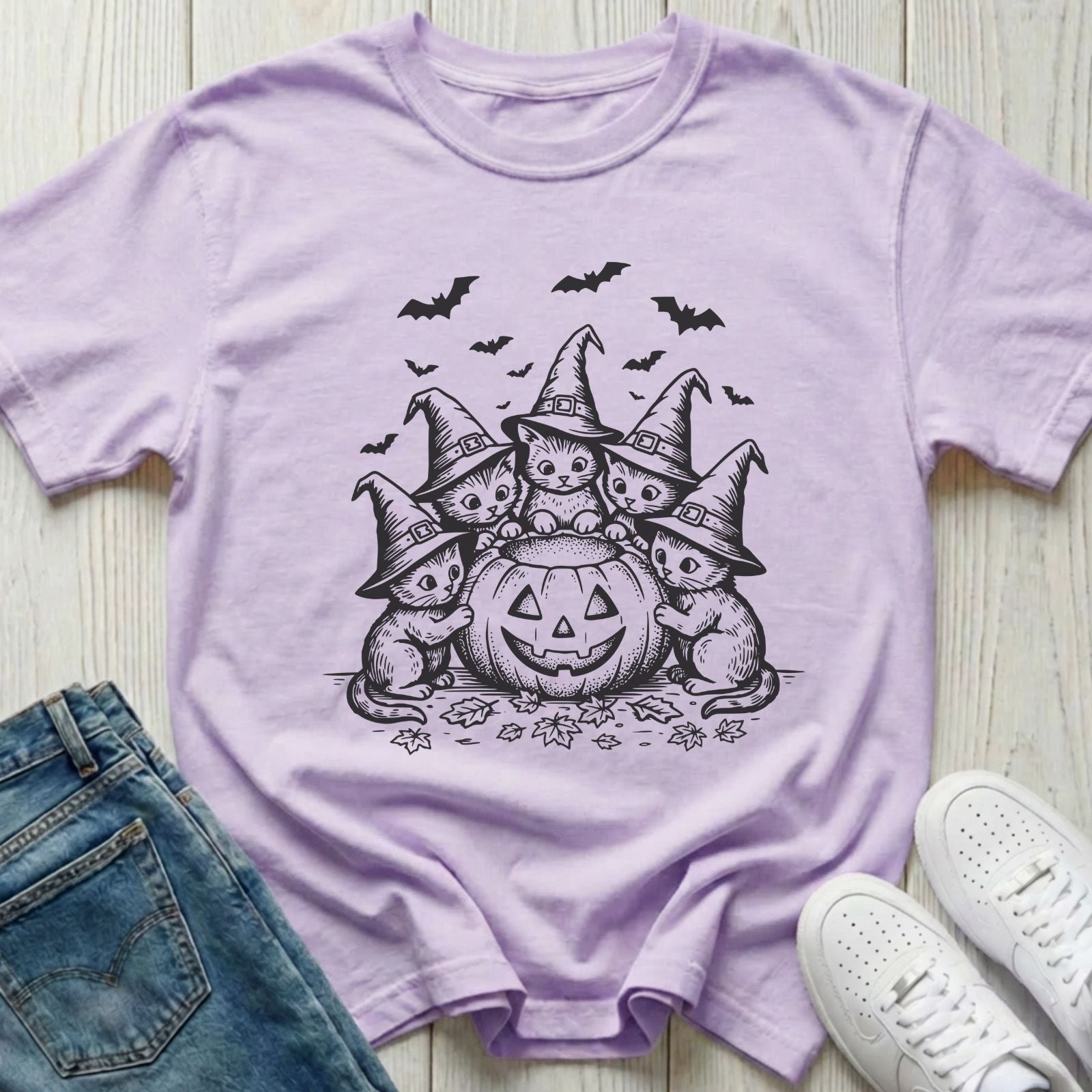 Kitty Coven Halloween T-shirt