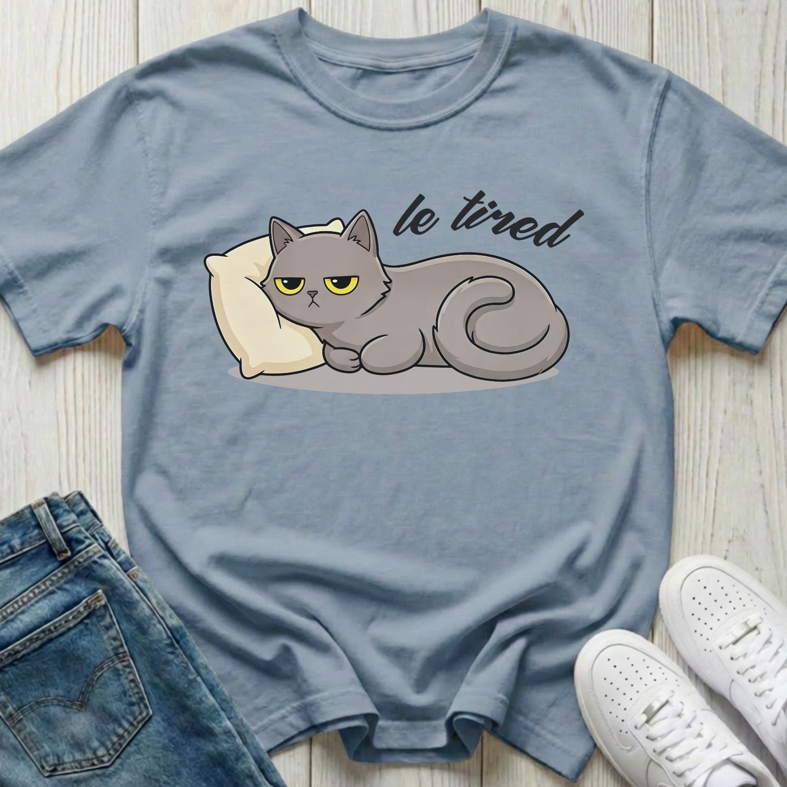 Le Tired Cat T-shirt