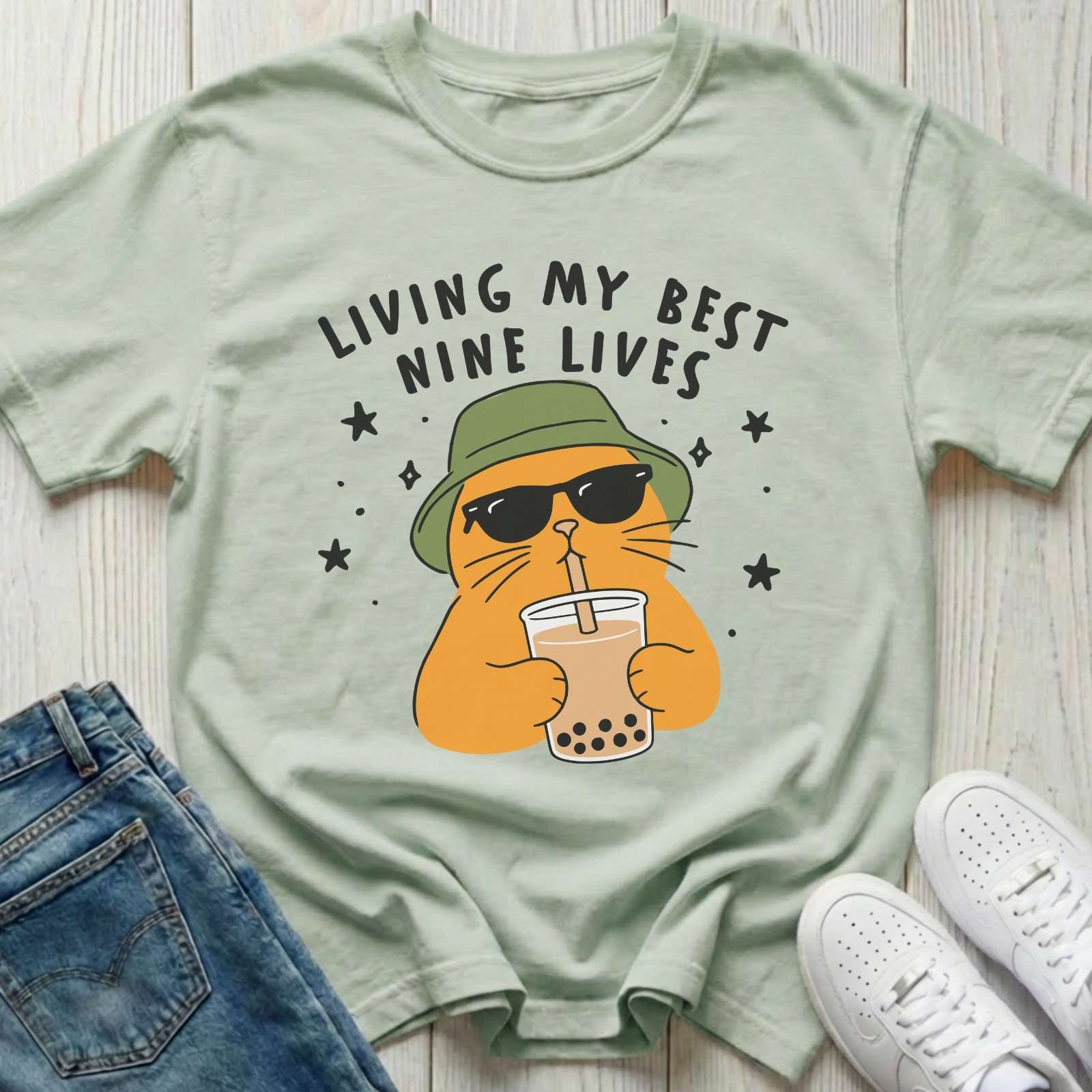 Living My Best Nine Lives T-shirt
