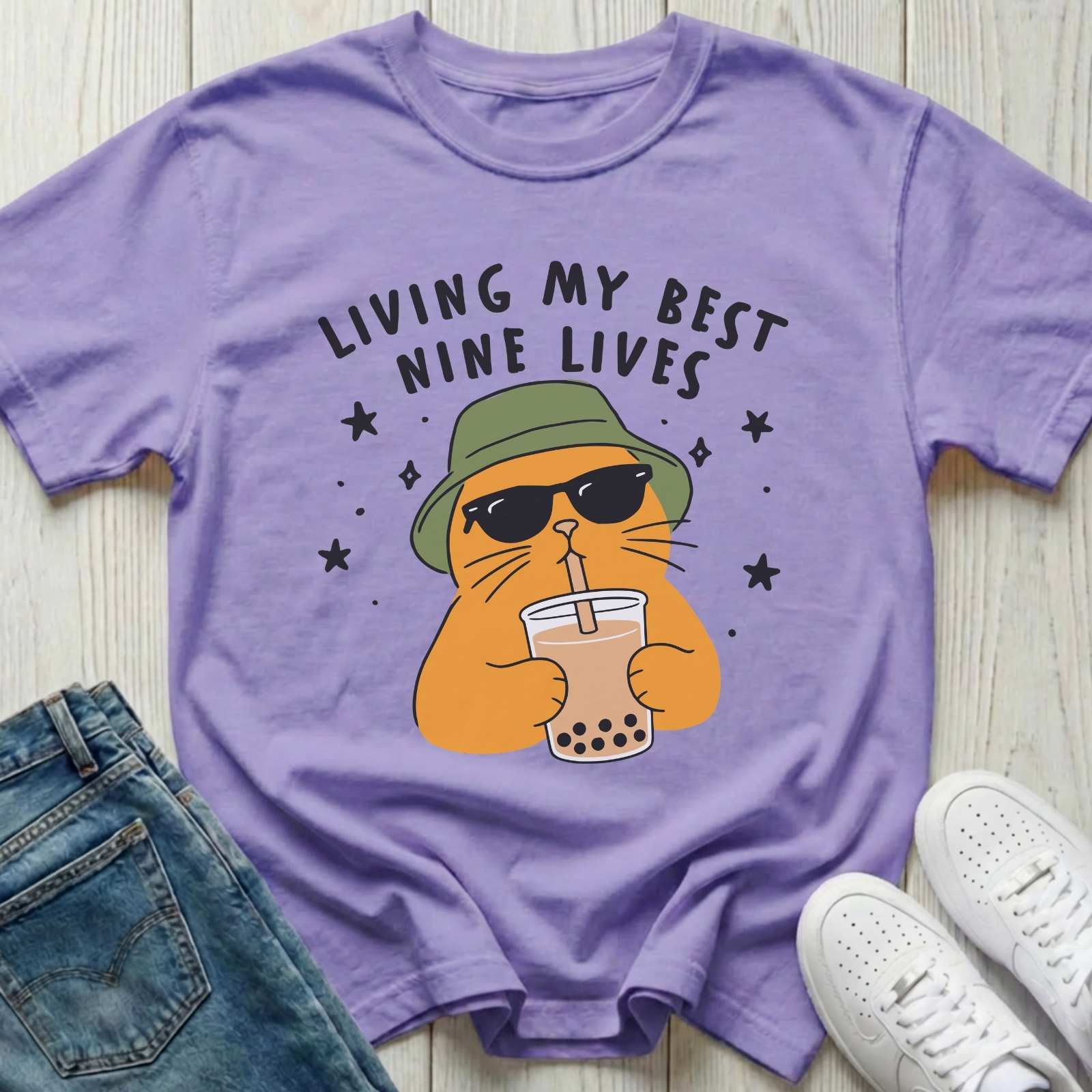 Living My Best Nine Lives T-shirt