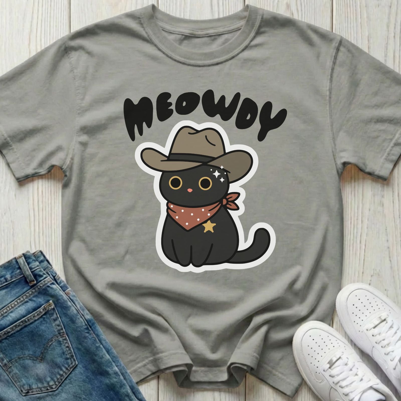 Meowdy Void Cat T-shirt