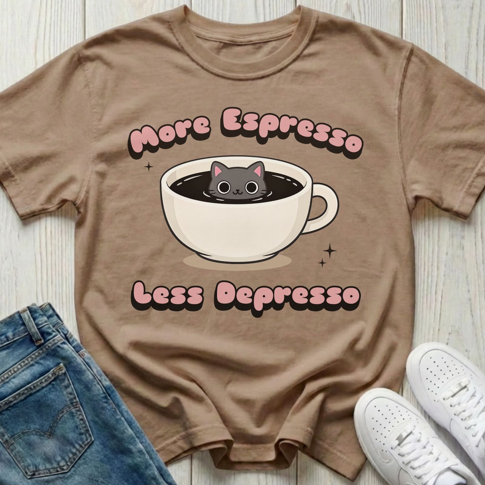 More Espresso Less Depresso T-shirt