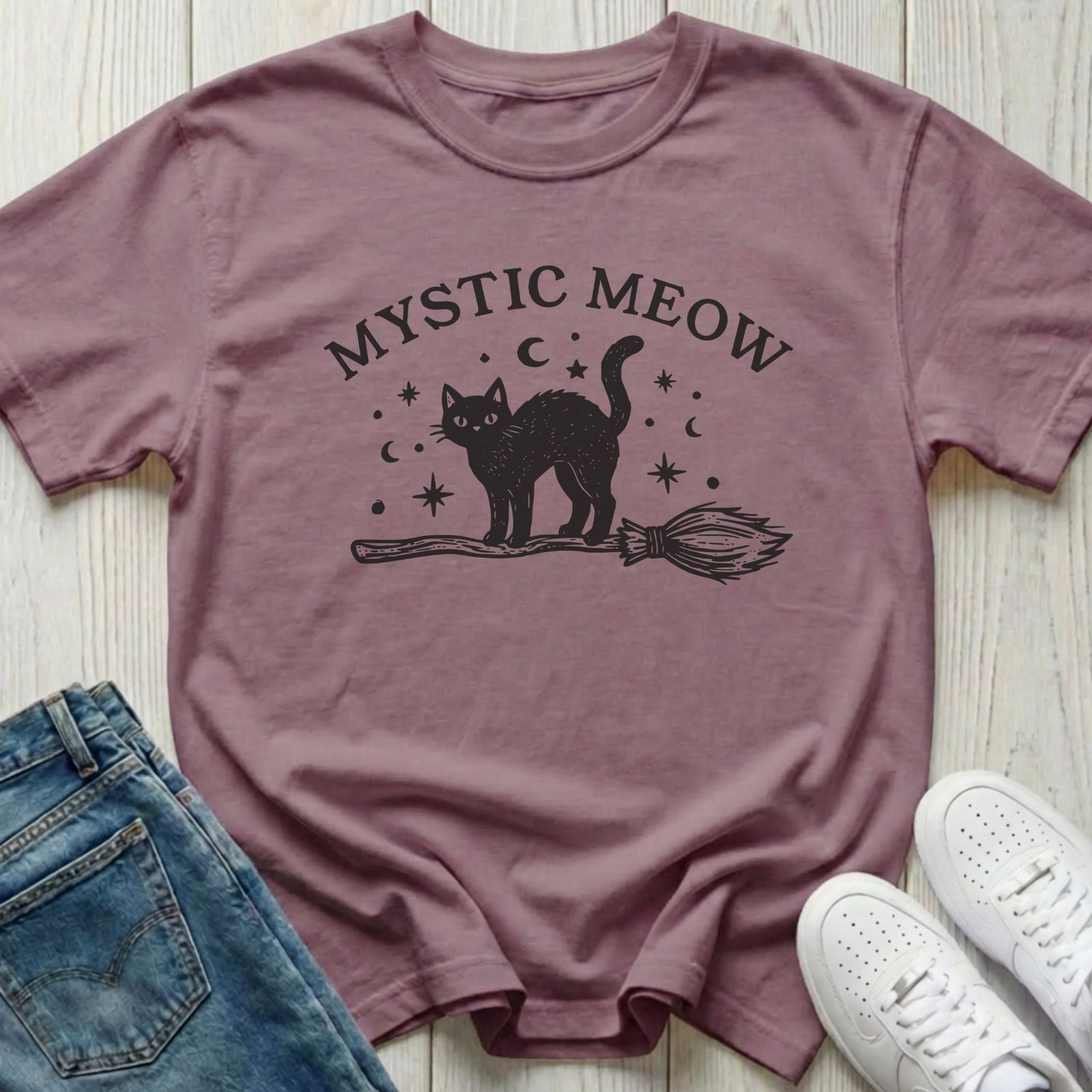 Mystic Meow Halloween T-shirt