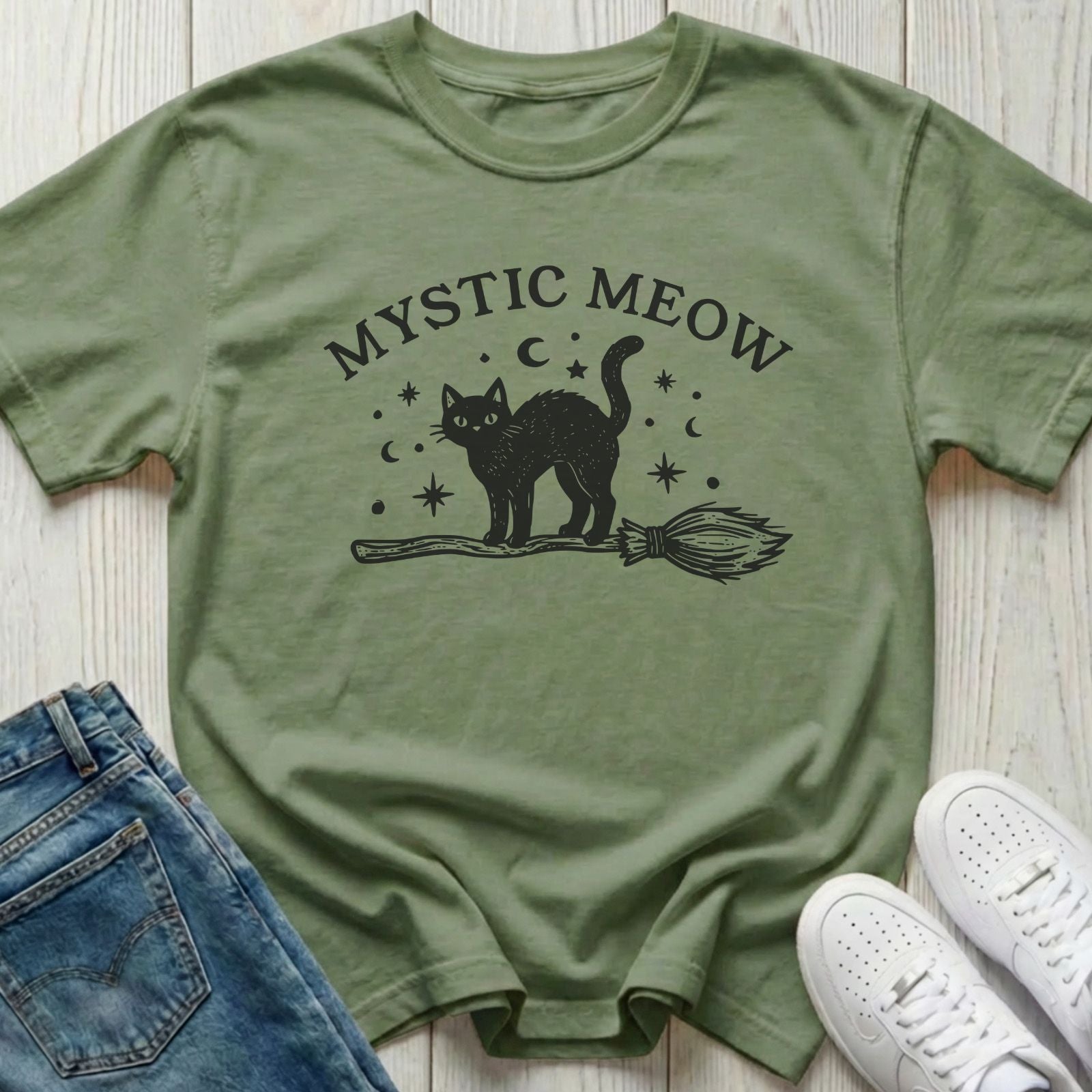 Mystic Meow Halloween T-shirt