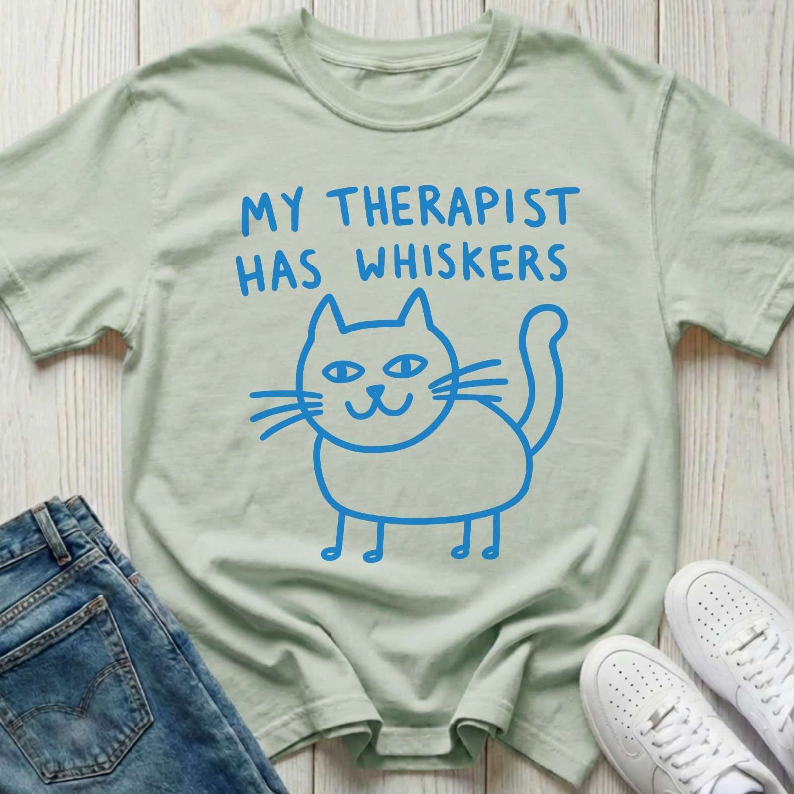 My Therapist Has Whiskers T-shirt