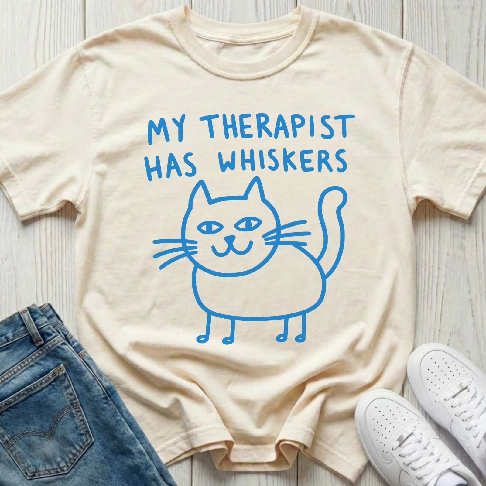 My Therapist Has Whiskers T-shirt