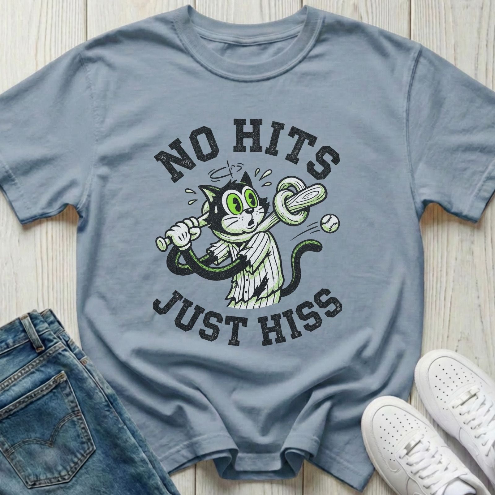 No Hits Just Hiss T-shirt