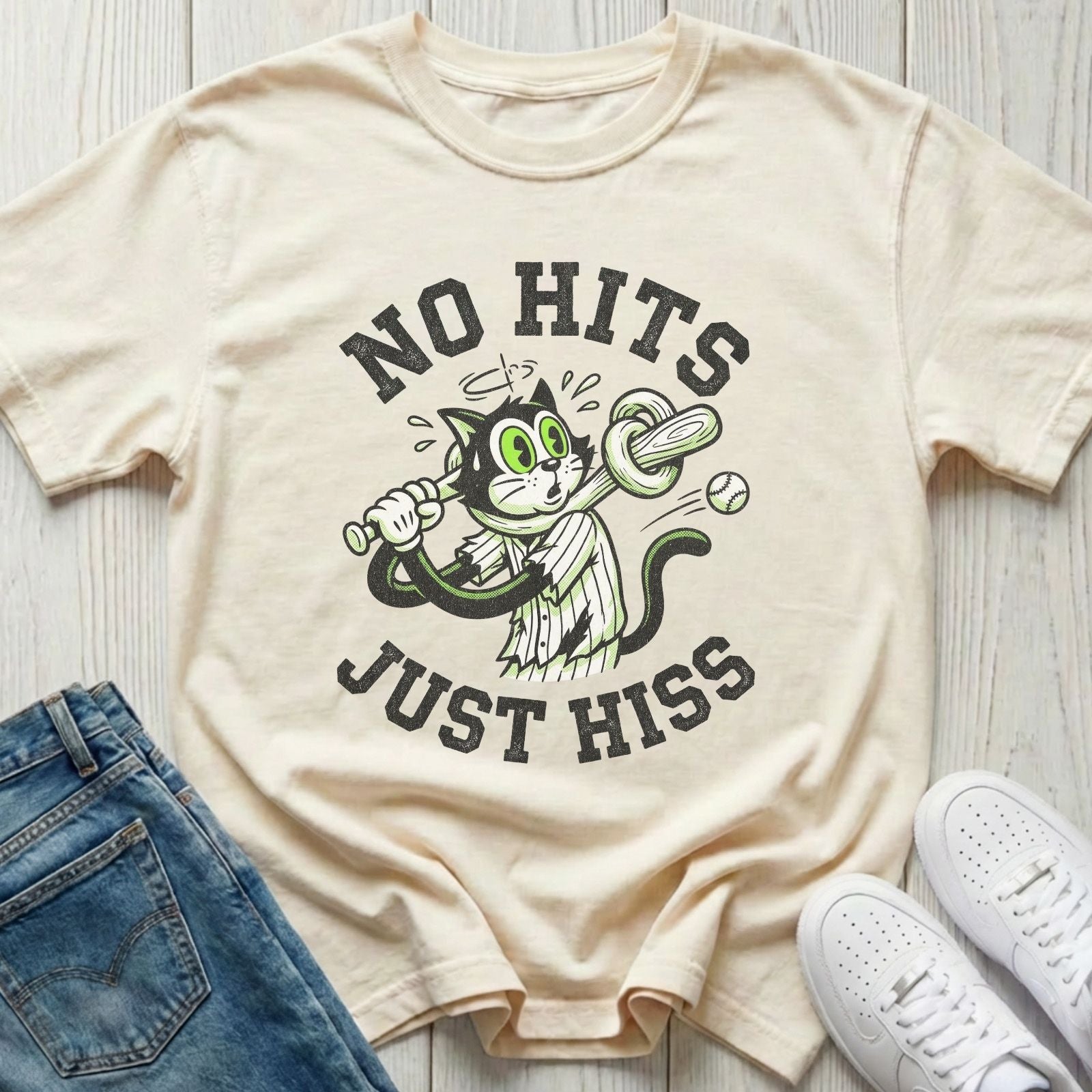 No Hits Just Hiss T-shirt