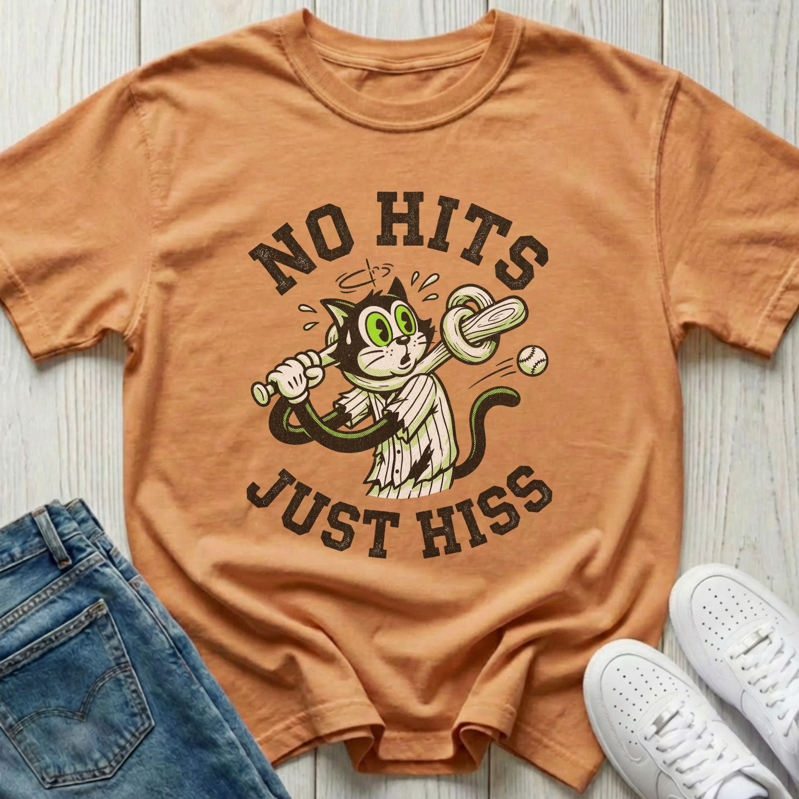 No Hits Just Hiss T-shirt