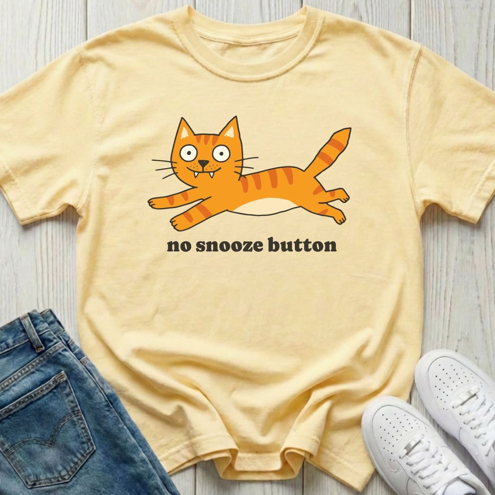 No Snooze Button T-shirt