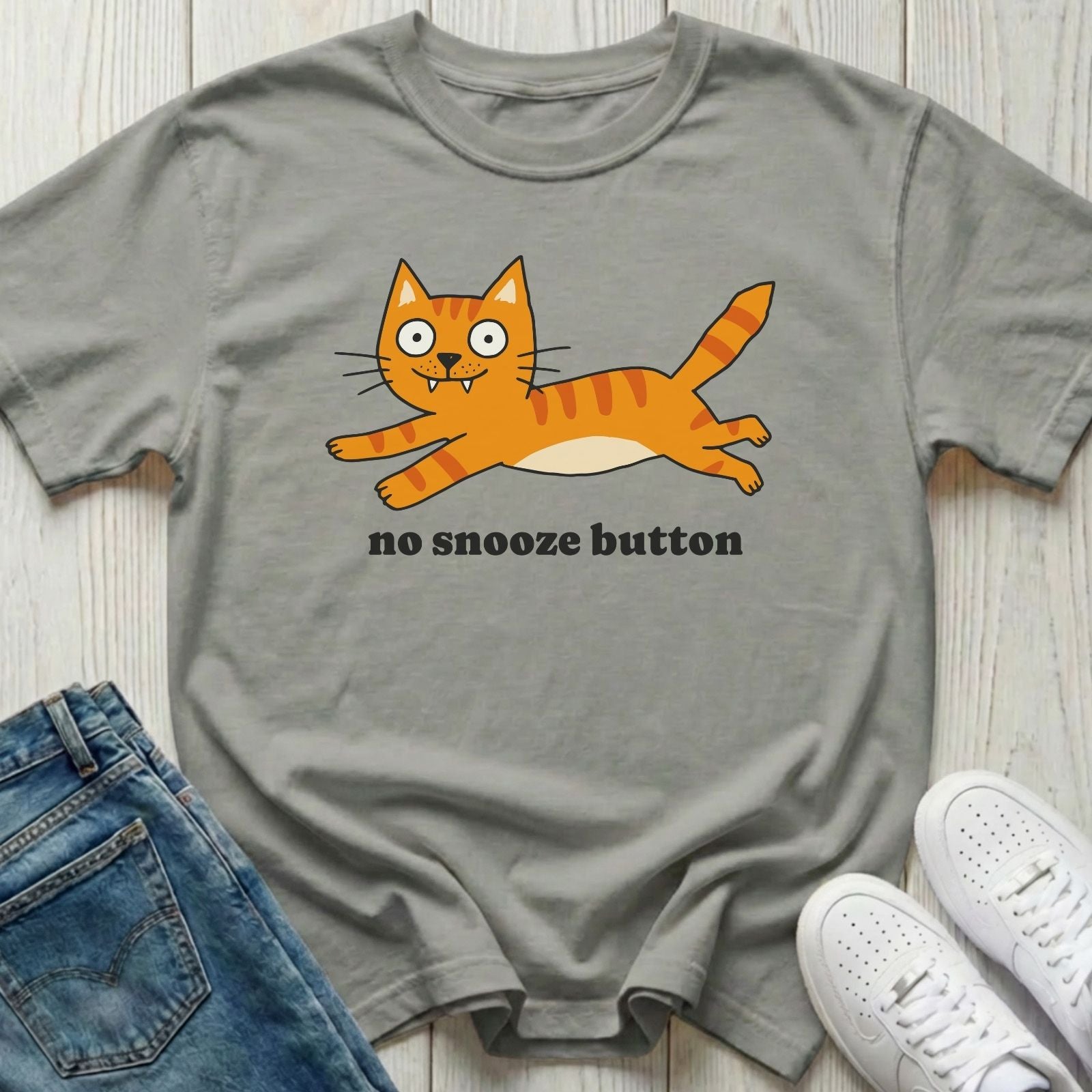 No Snooze Button T-shirt