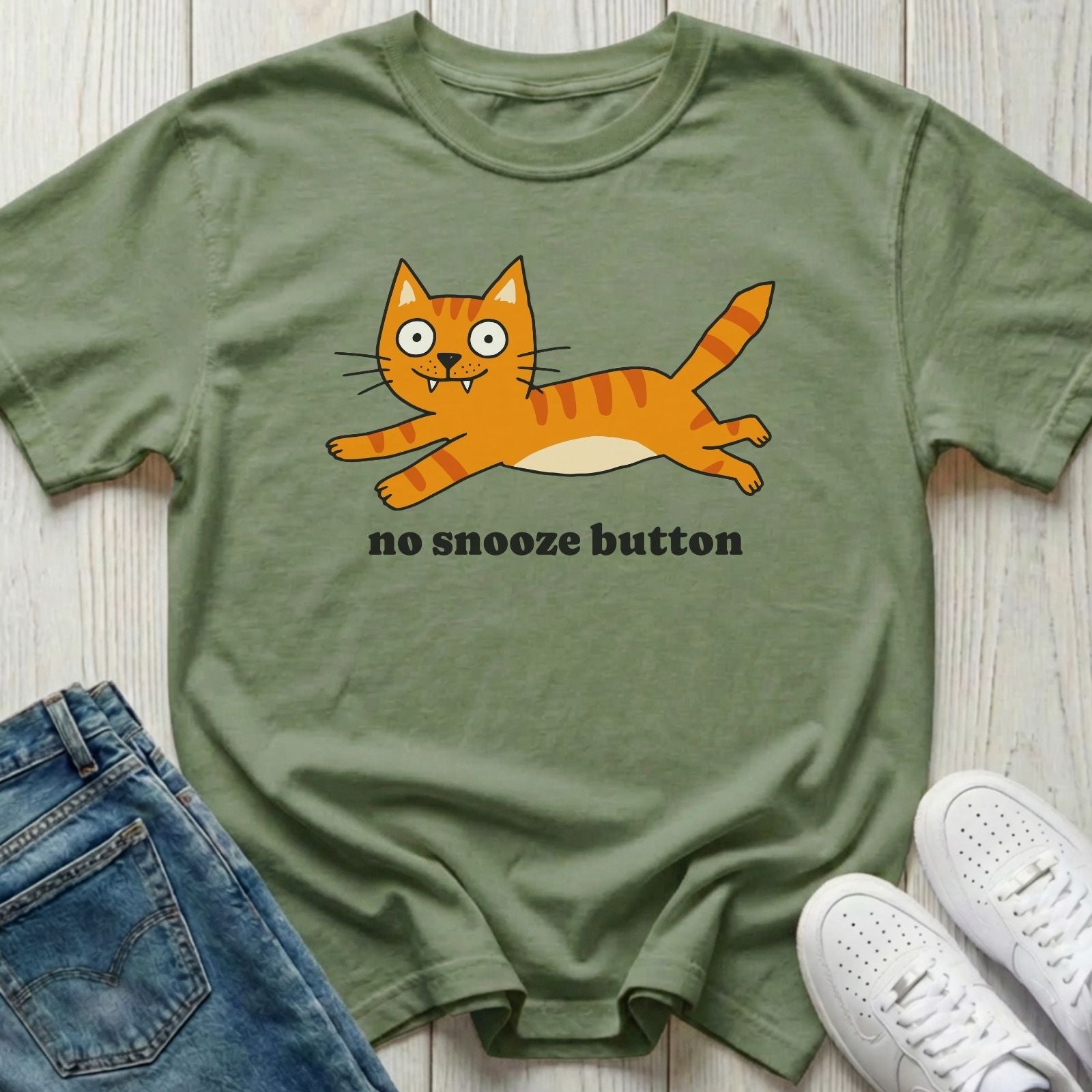 No Snooze Button T-shirt