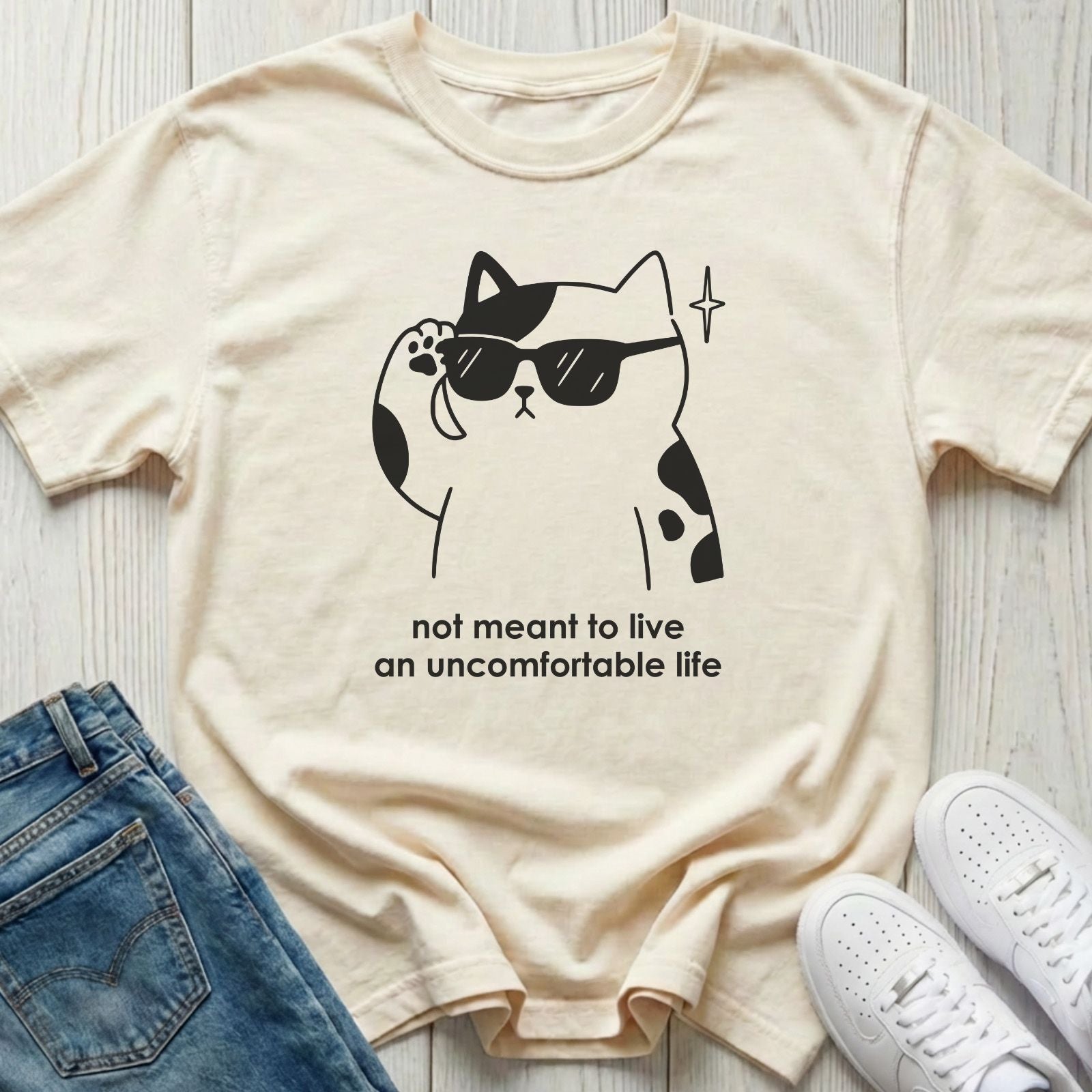 Not Meant to Live an Uncomfortable Life T-shirt