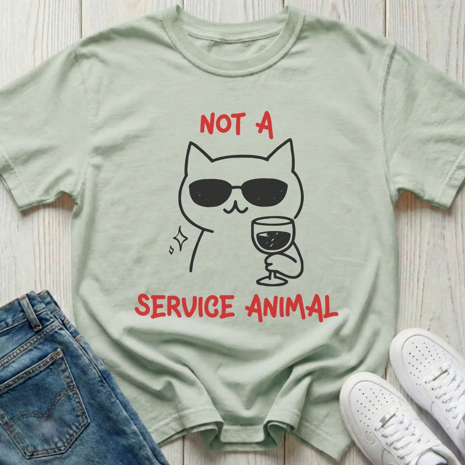 Not a Service Animal T-shirt