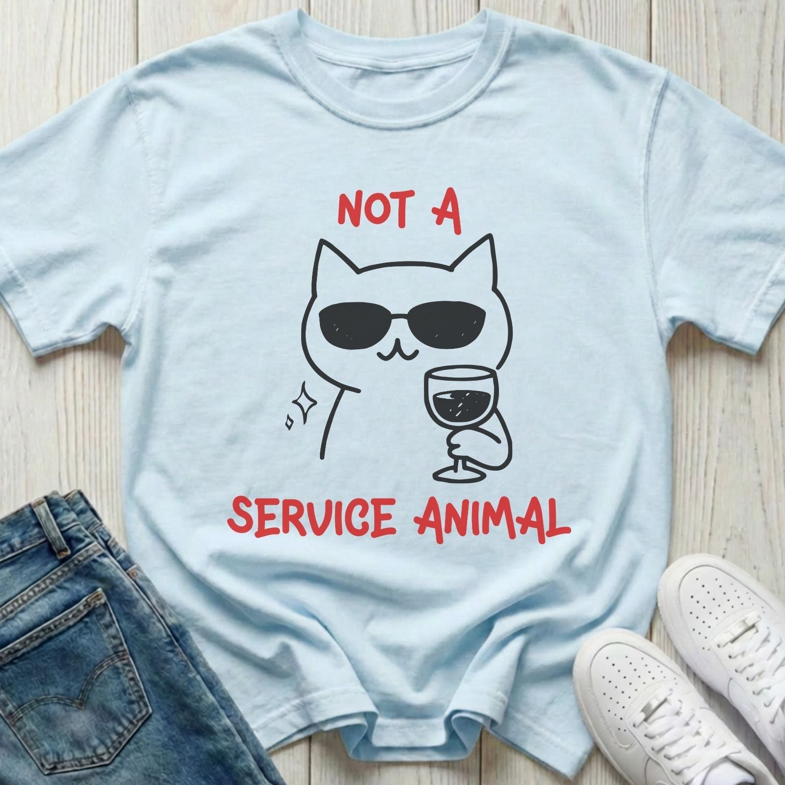 Not a Service Animal T-shirt