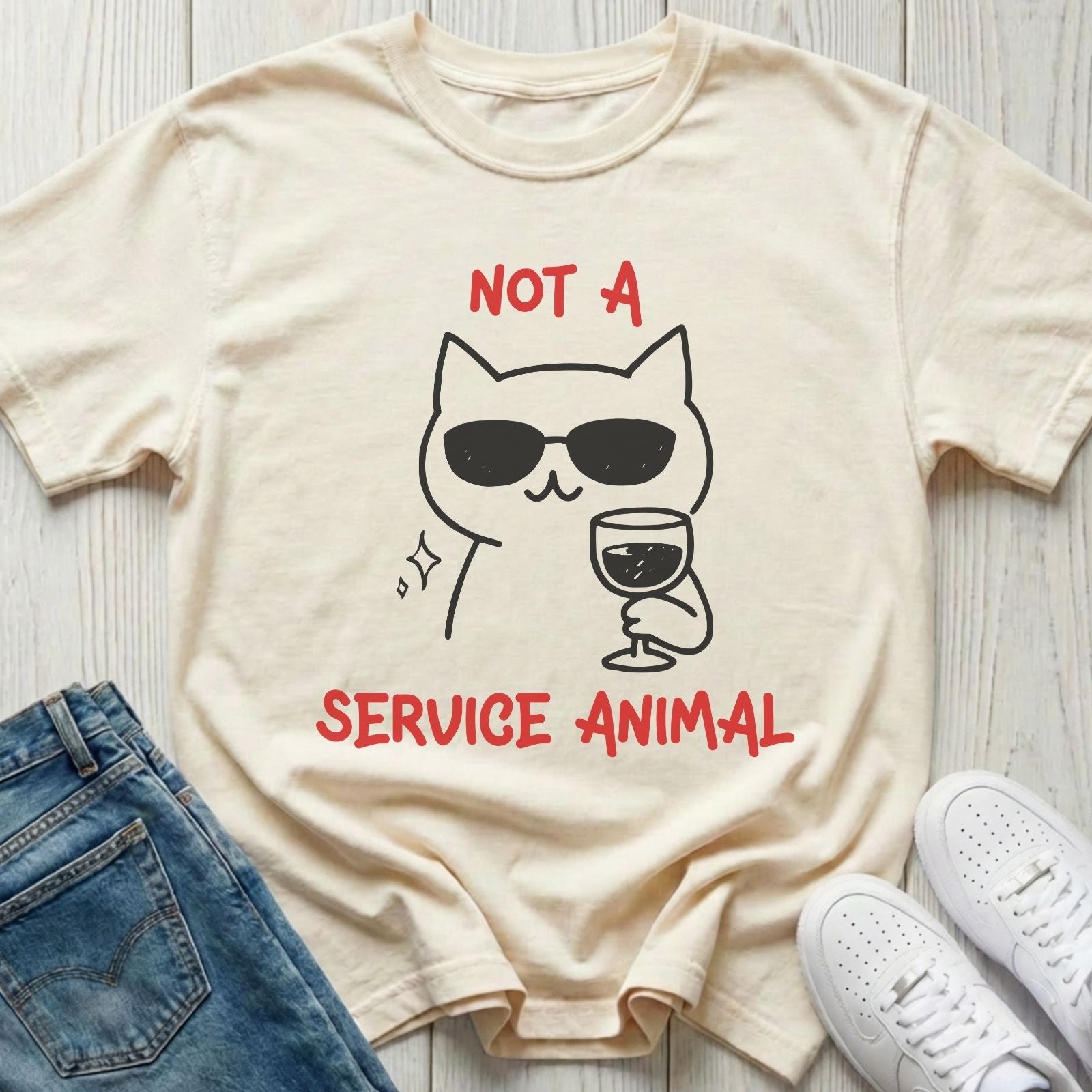 Not a Service Animal T-shirt