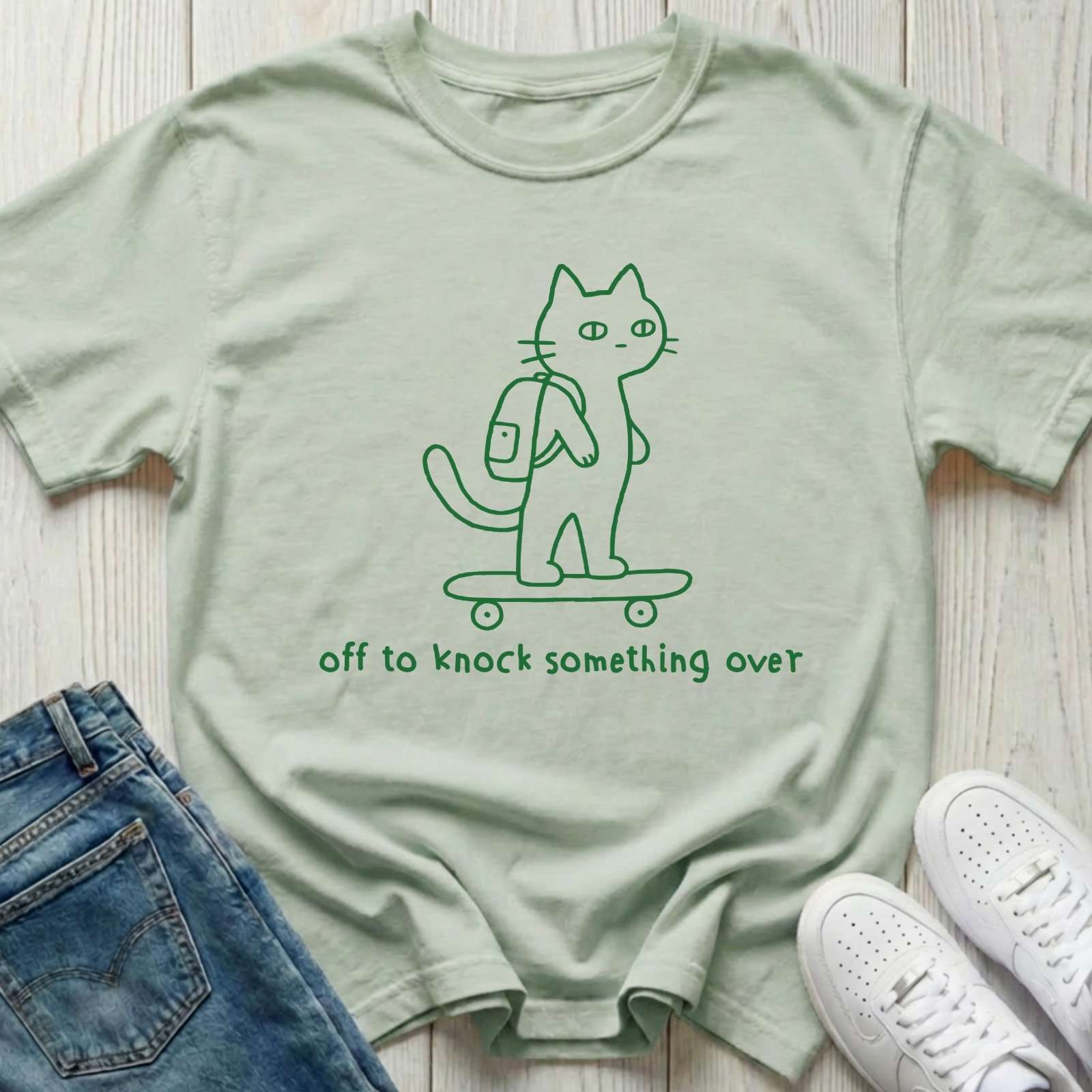 Off to Knock Something Over T-shirt