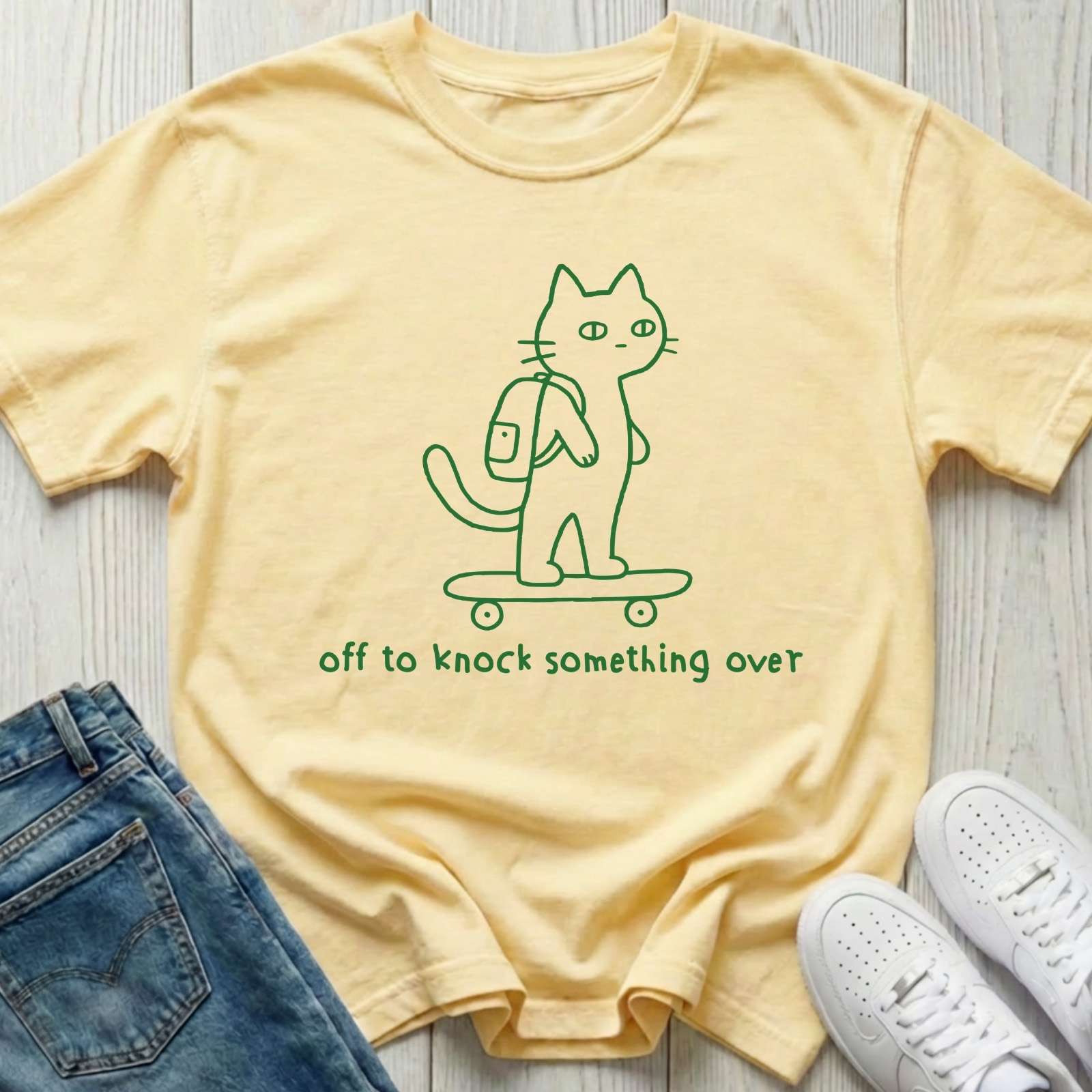 Off to Knock Something Over T-shirt