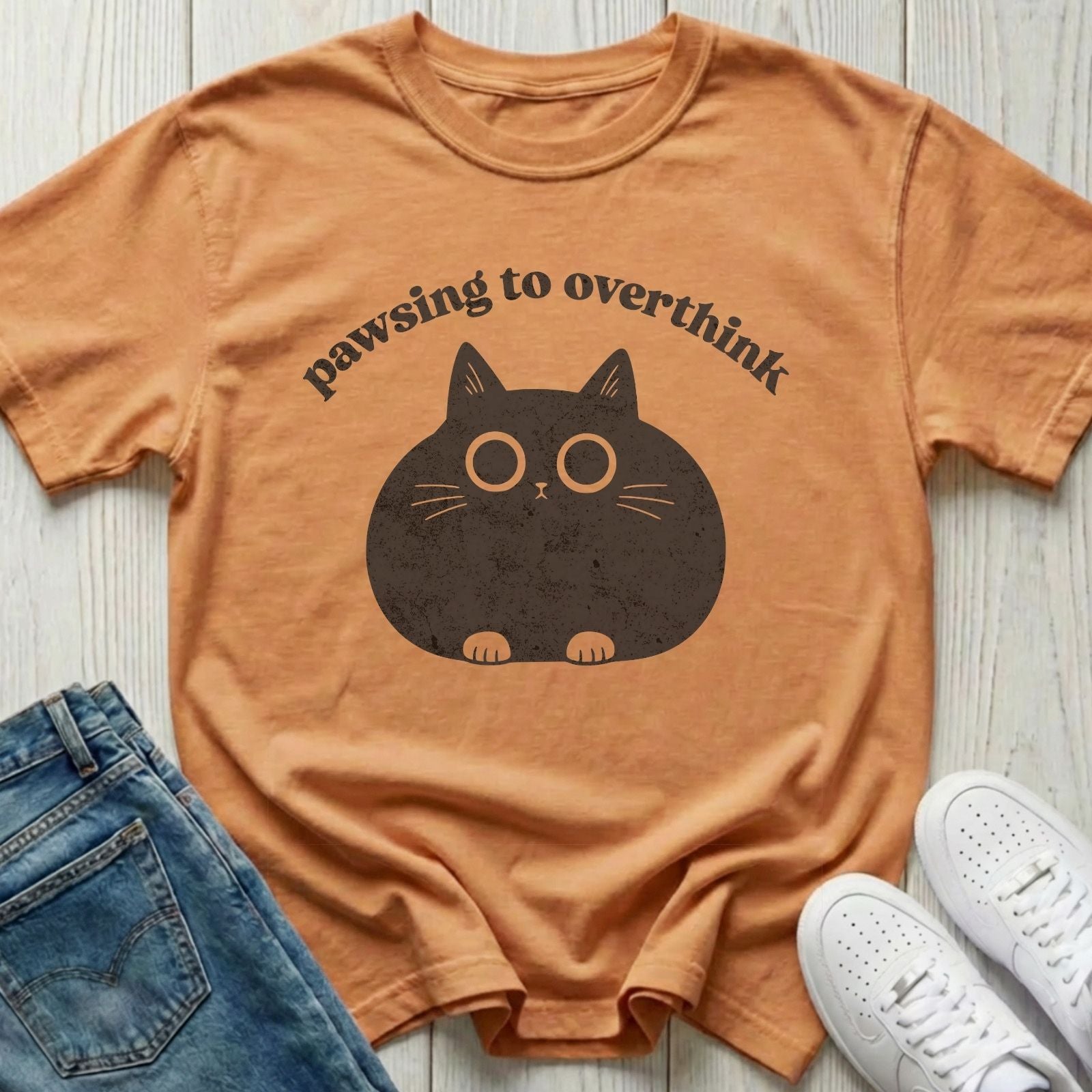 Pawsing to Overthink T-shirt