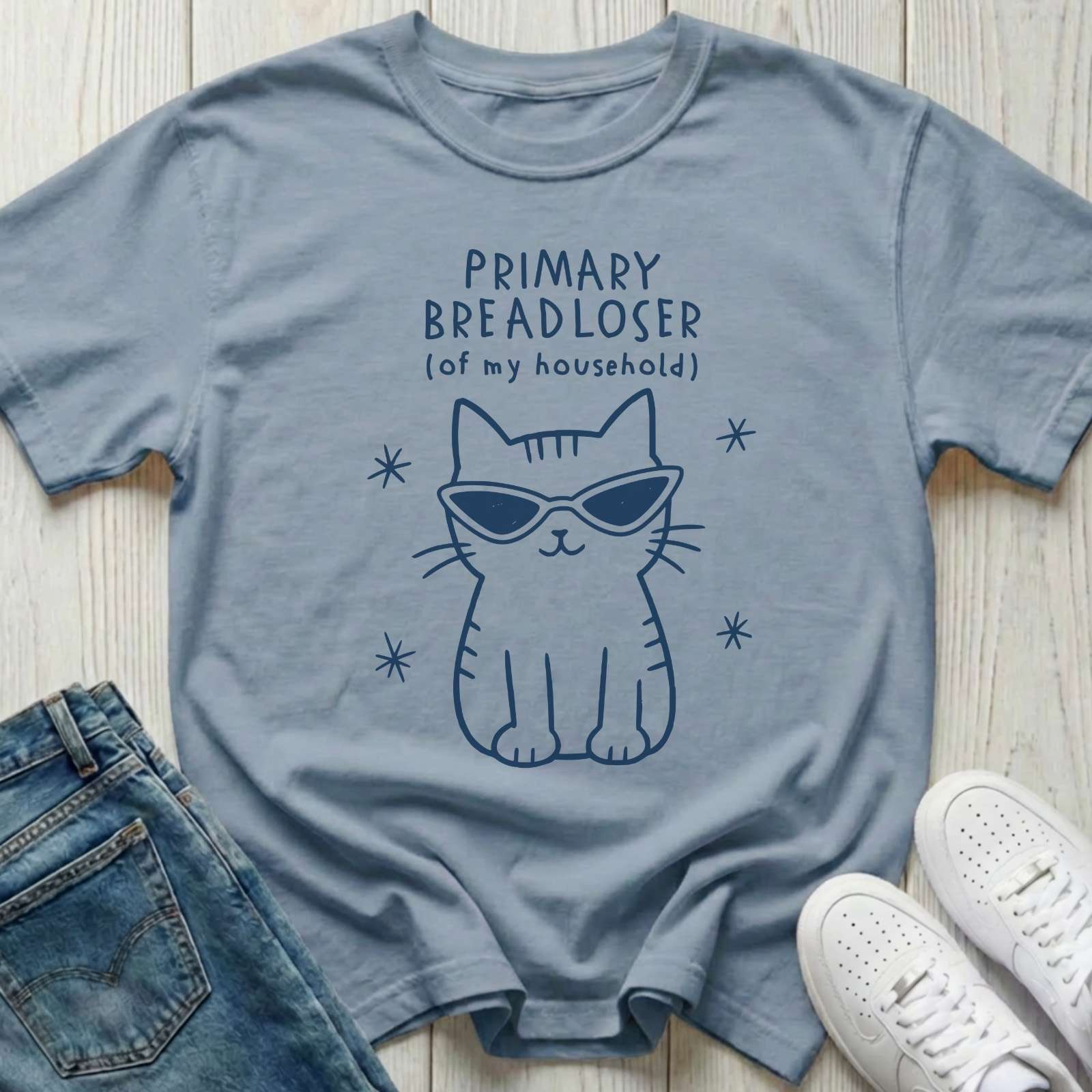 Primary Breadloser Cat T-shirt