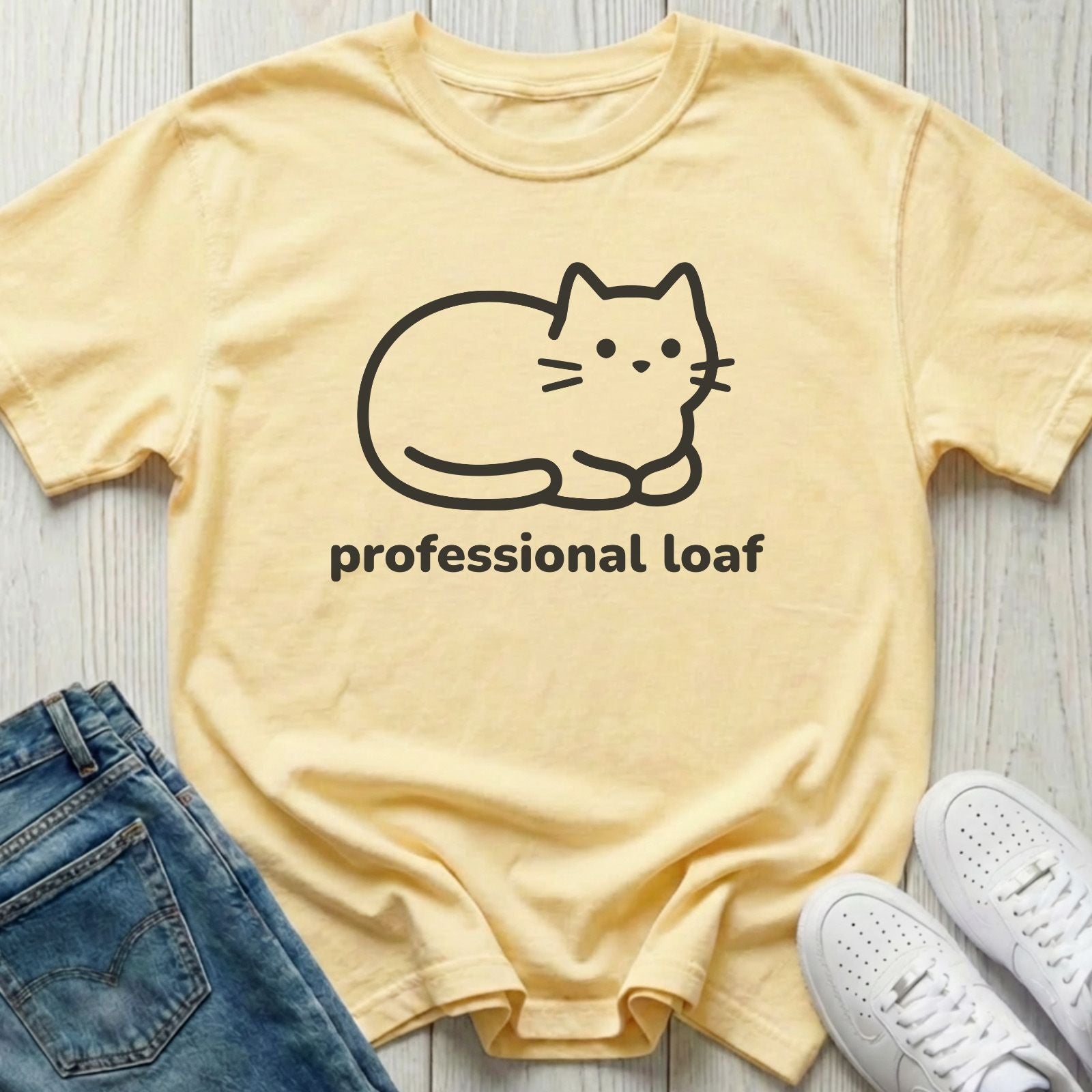 Professional Loaf Cat T-shirt