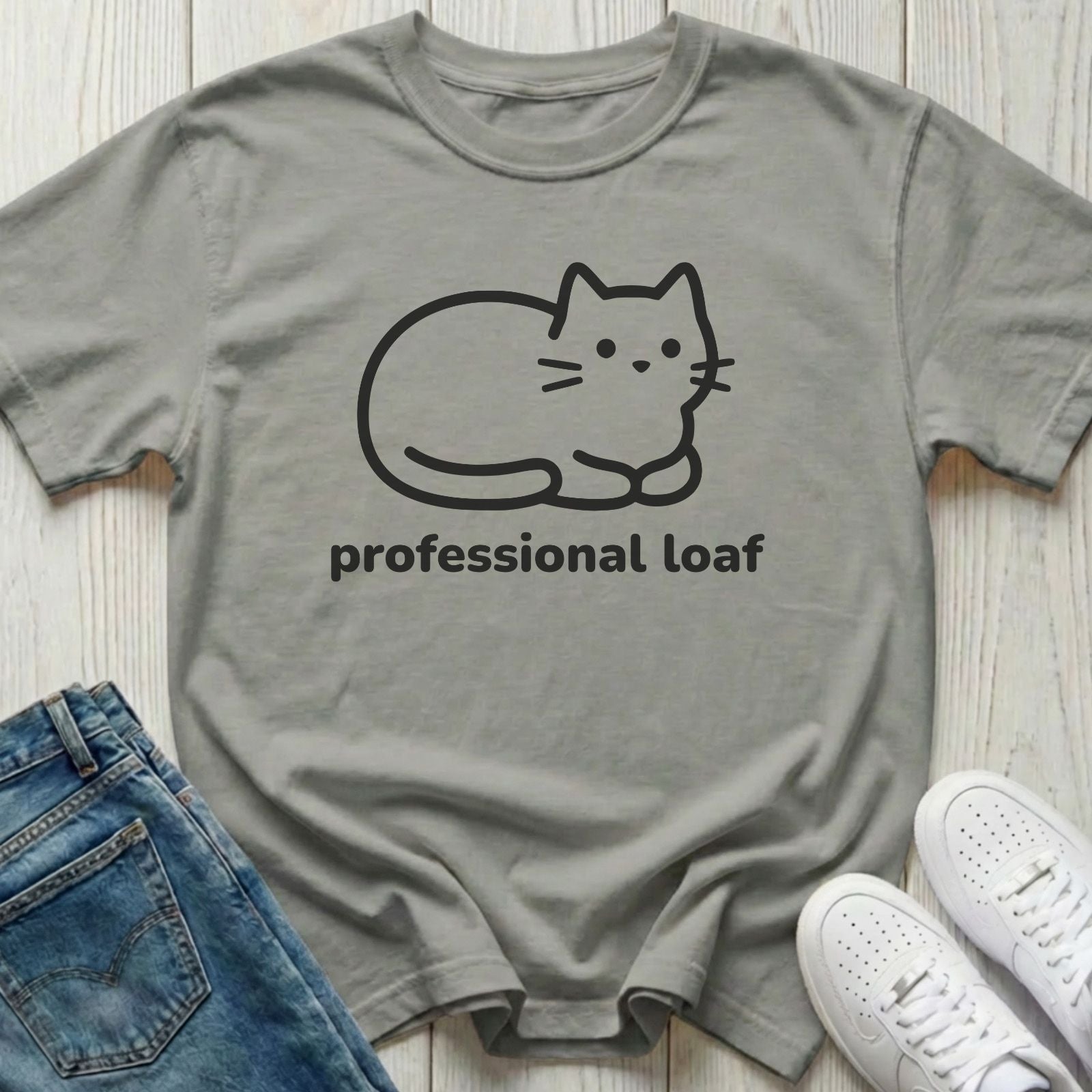 Professional Loaf Cat T-shirt