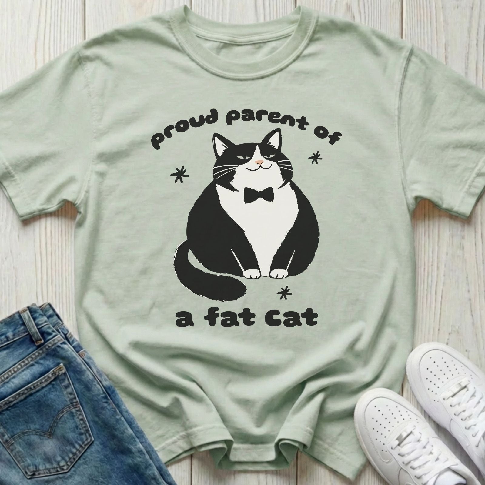 Proud Parent of a Fat Cat T-shirt