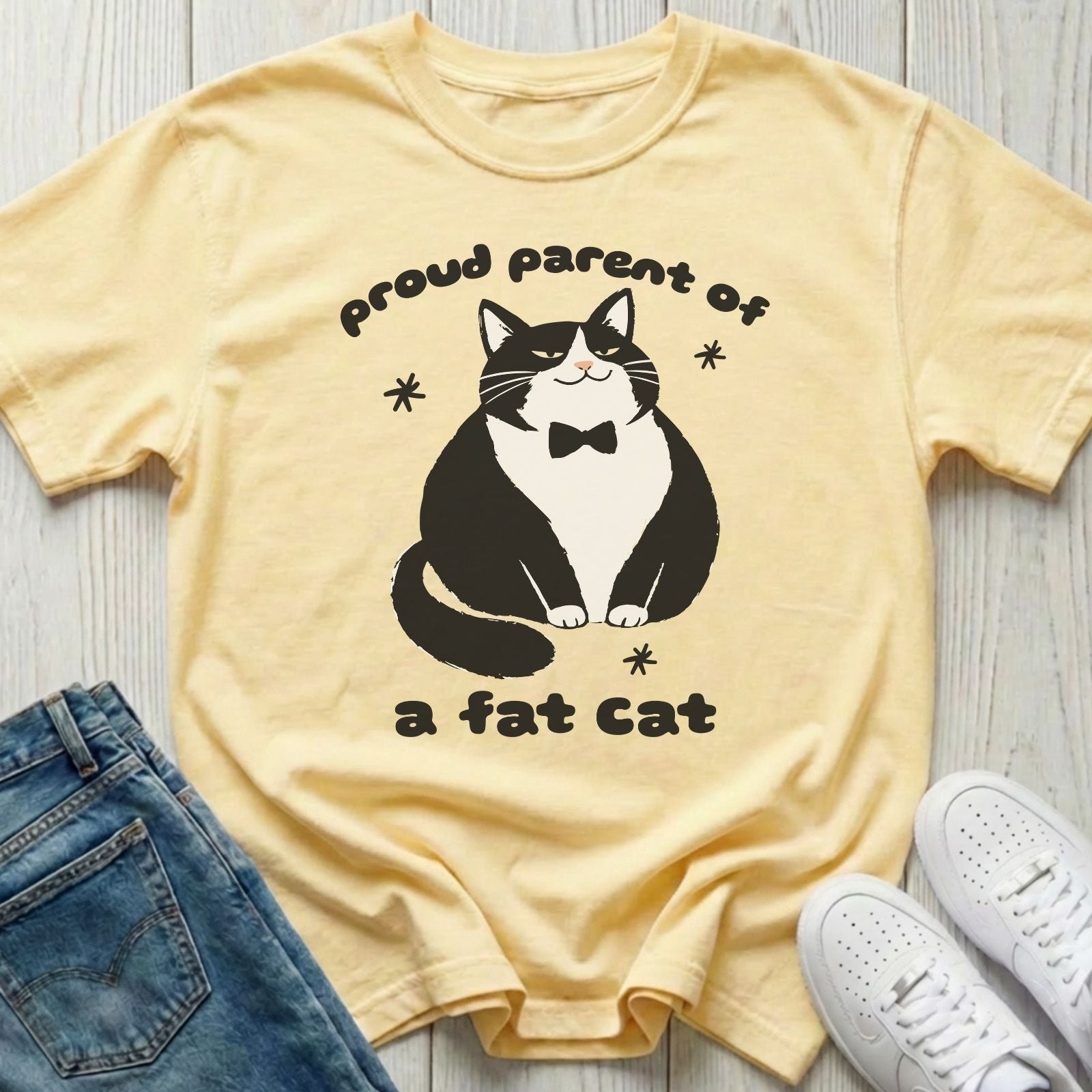 Proud Parent of a Fat Cat T-shirt