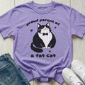 Proud Parent of a Fat Cat T-shirt