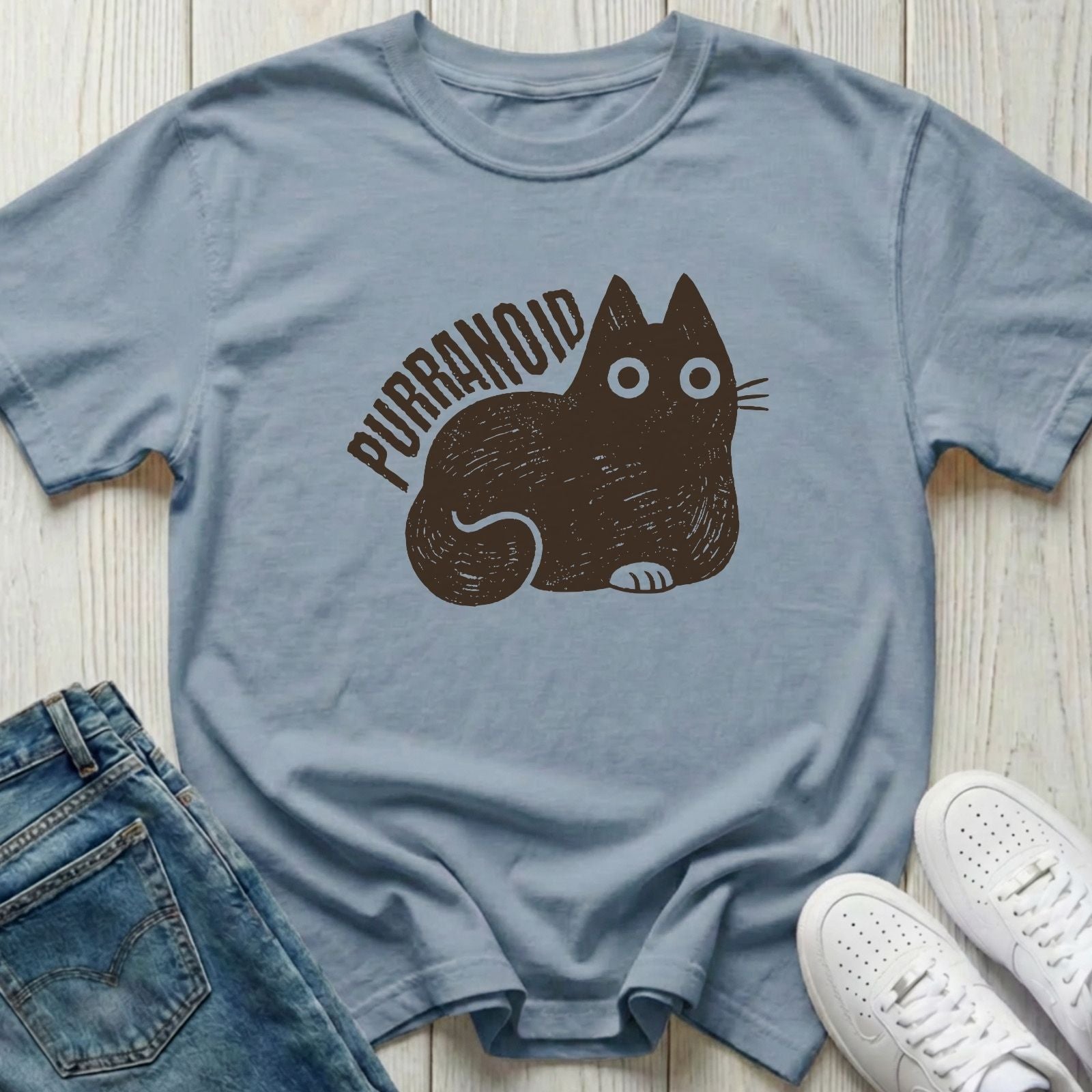 Purranoid Cat T-shirt