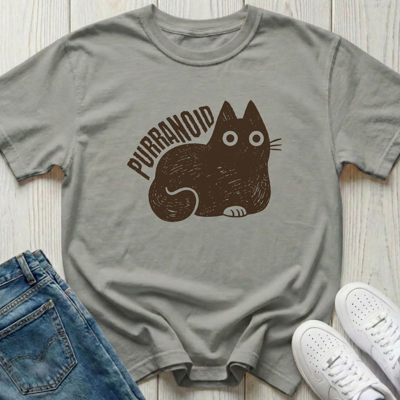 Purranoid Cat T-shirt