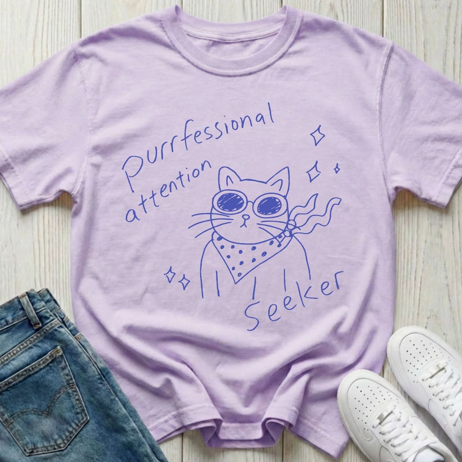 Purrfessional Attention Seeker T-shirt
