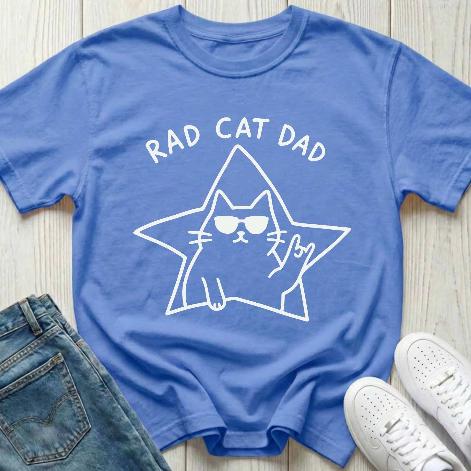 Rad Cat Dad T-shirt