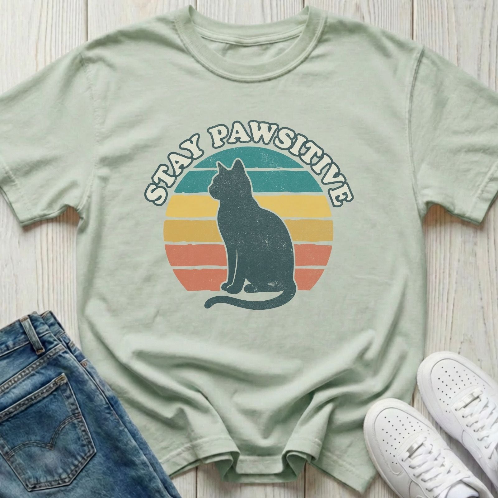Stay Pawsitive T-shirt