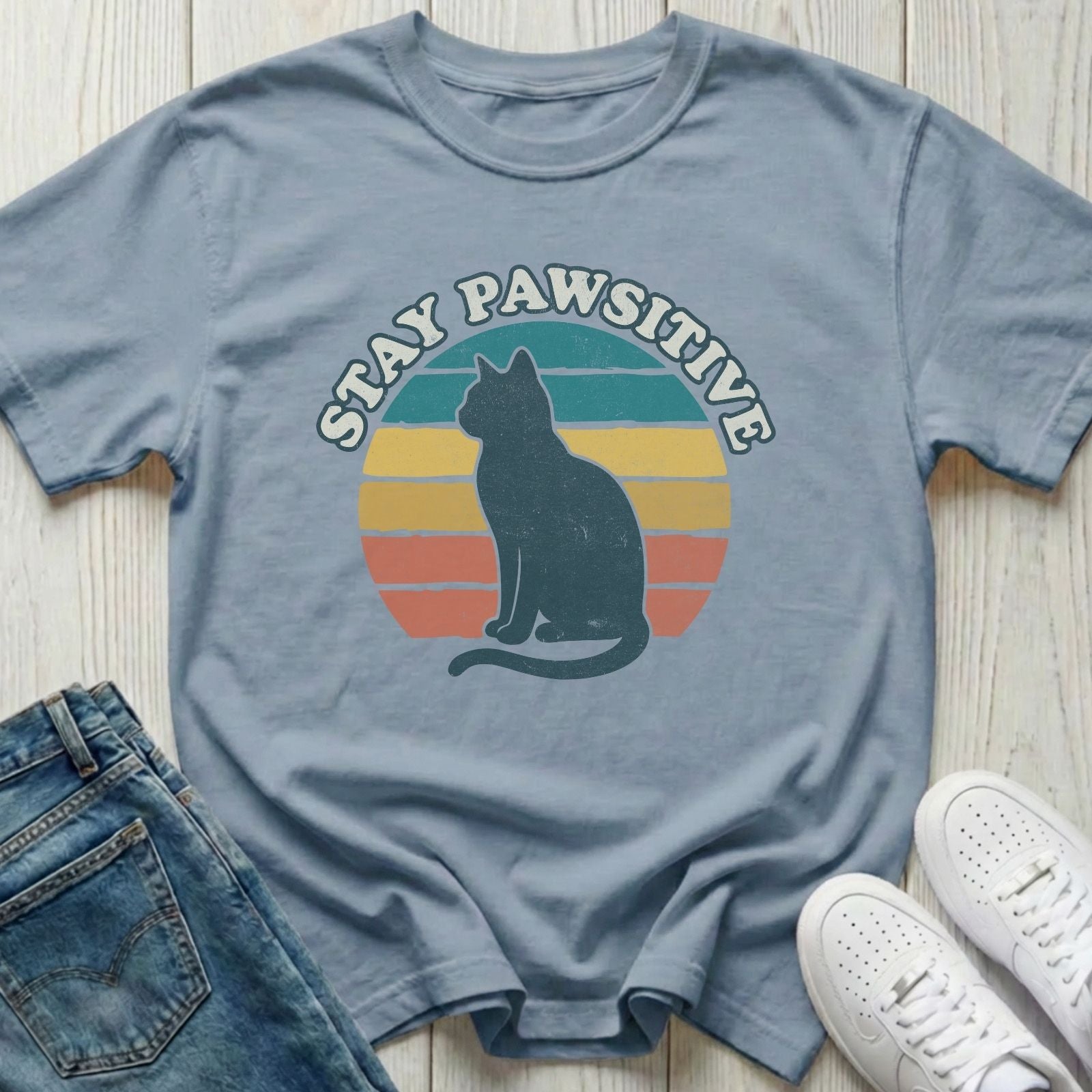 Stay Pawsitive T-shirt