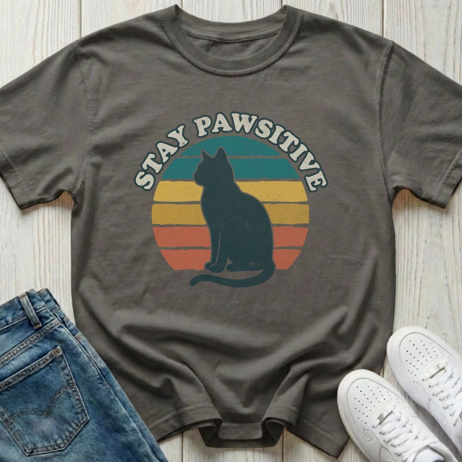 Stay Pawsitive T-shirt