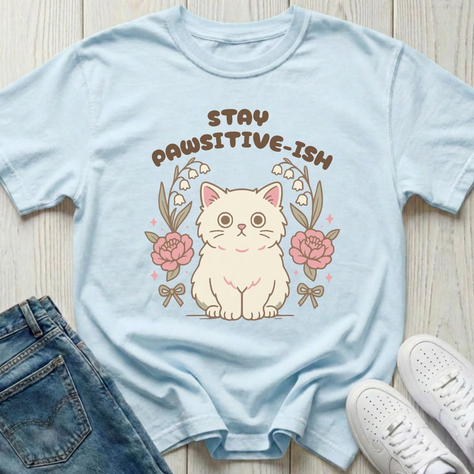 Stay Pawsitive-ish T-shirt