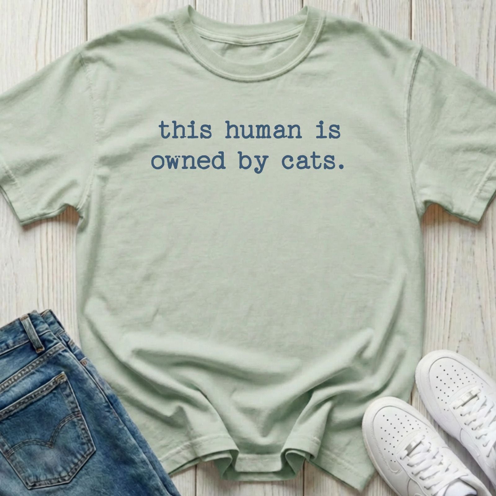 This Human Is Owned by Cats T-shirt