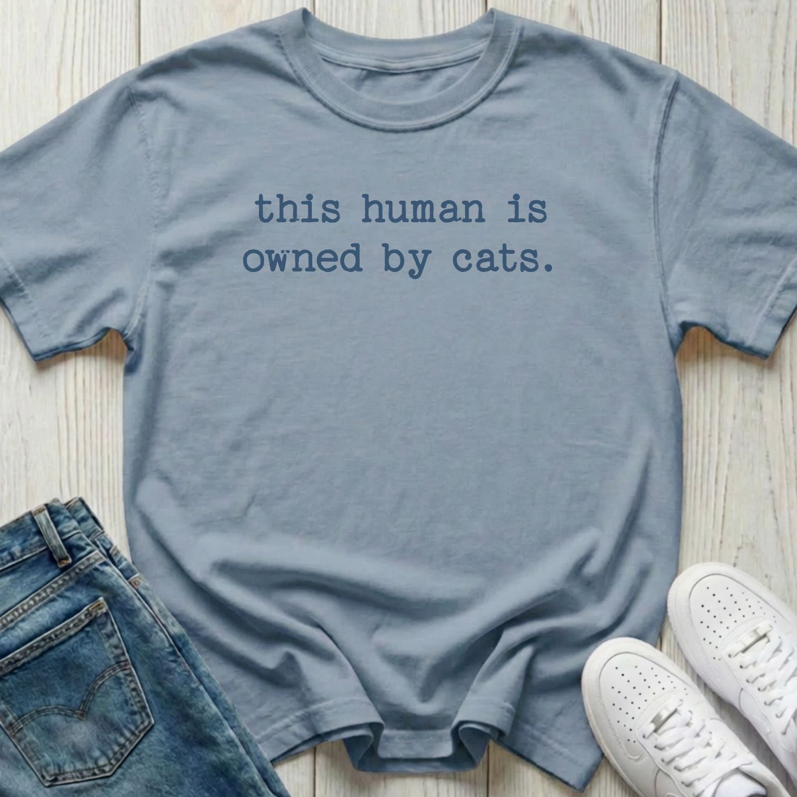 This Human Is Owned by Cats T-shirt