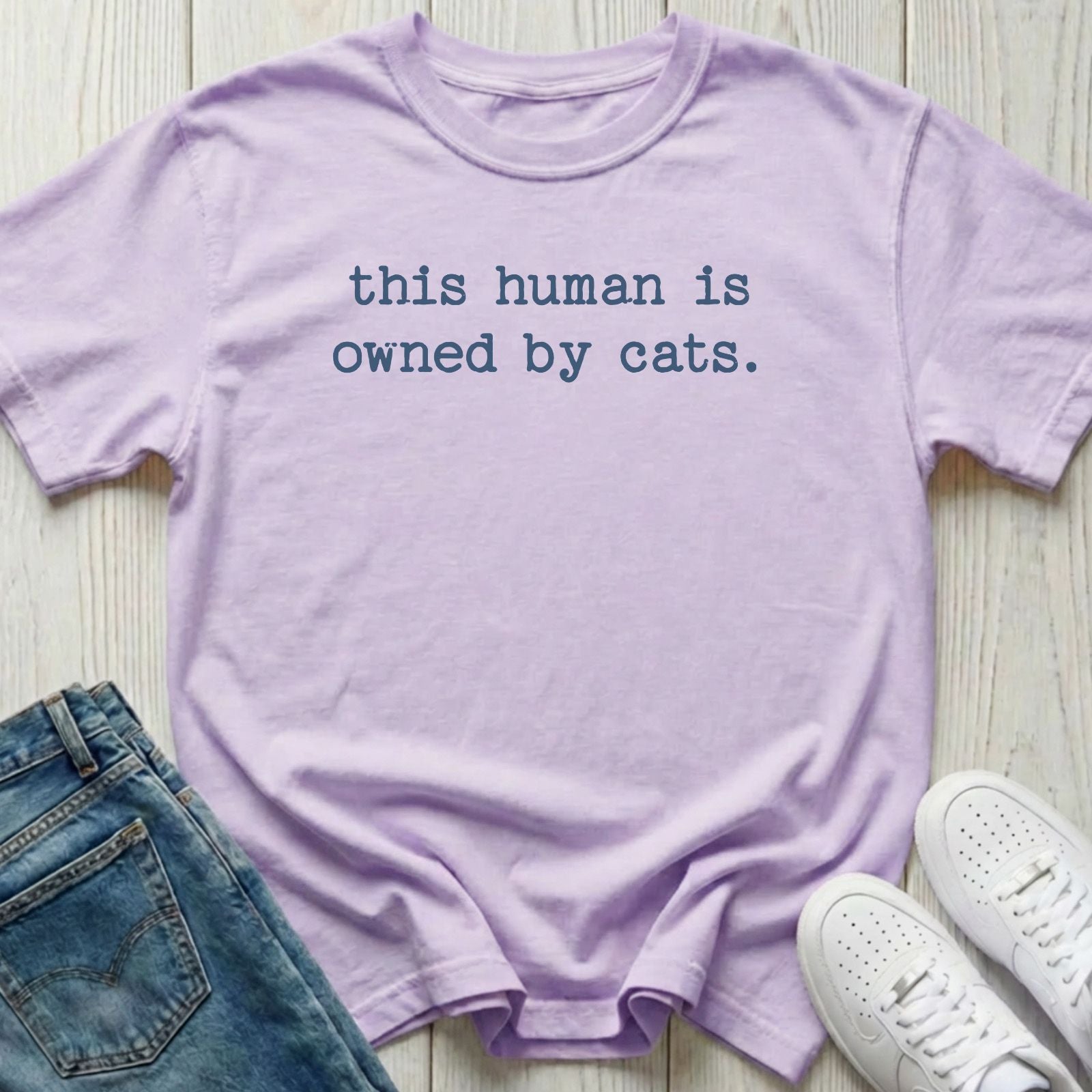 This Human Is Owned by Cats T-shirt