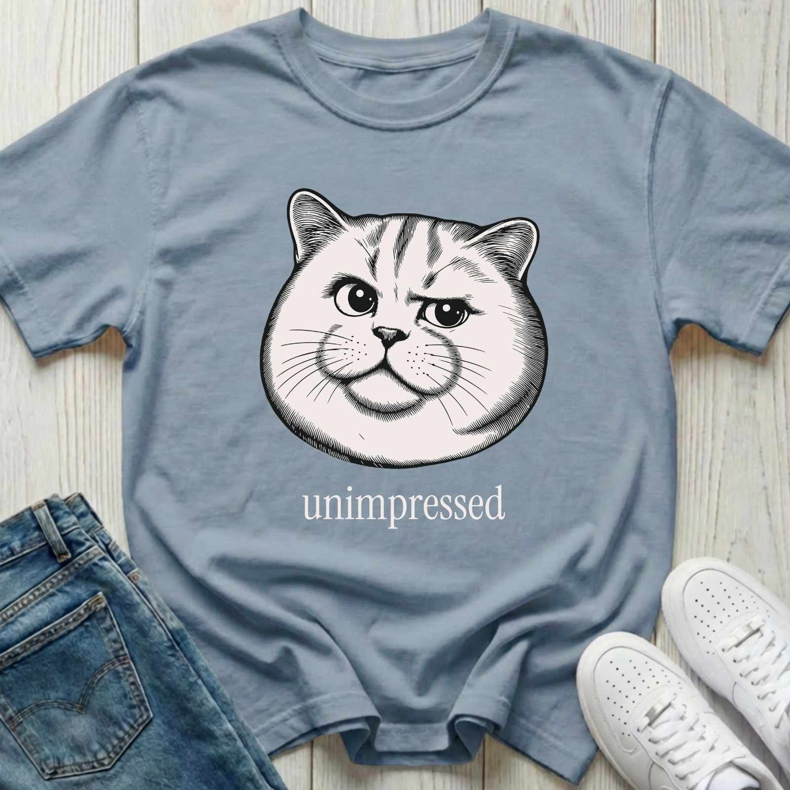 Unimpressed Cat T-shirt