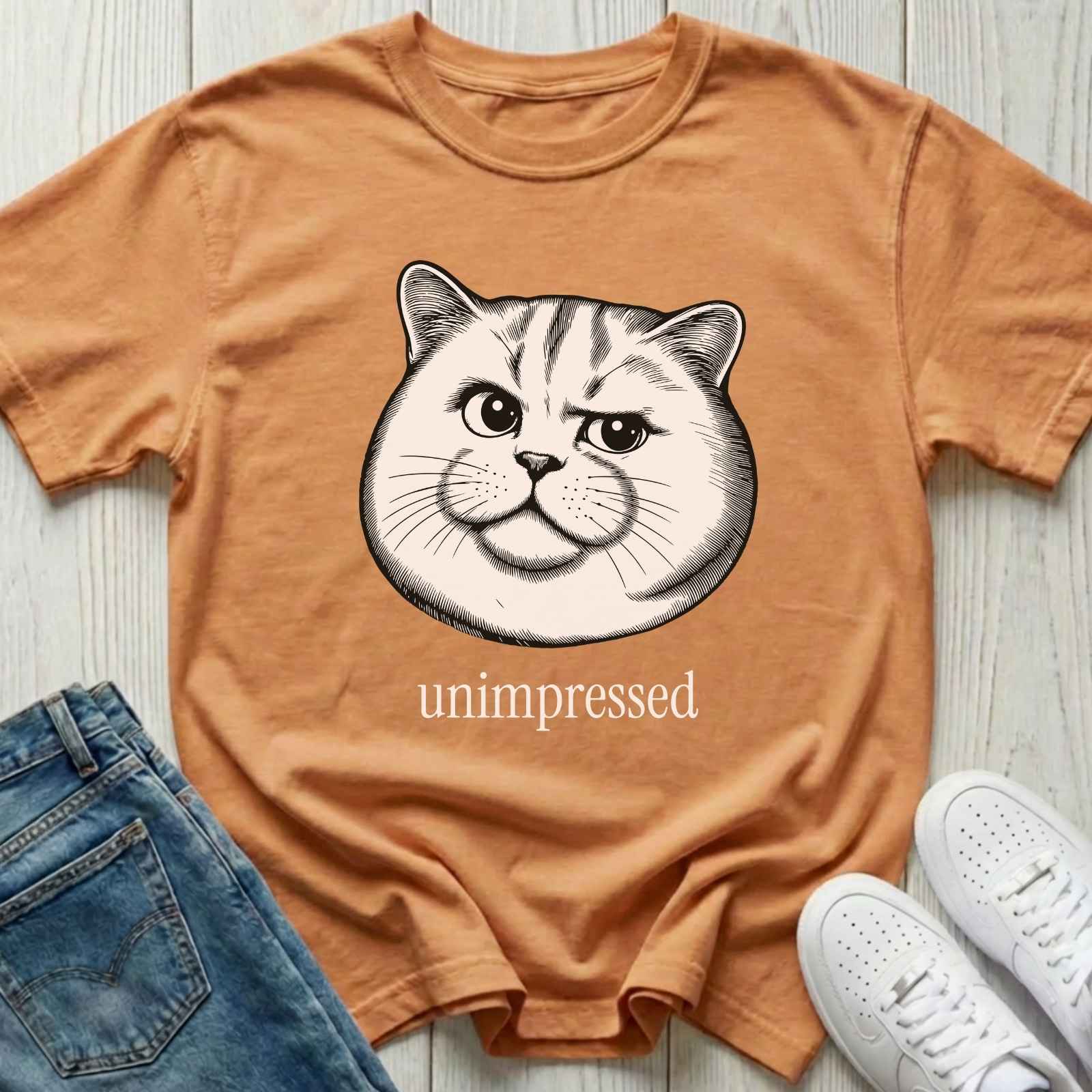 Unimpressed Cat T-shirt