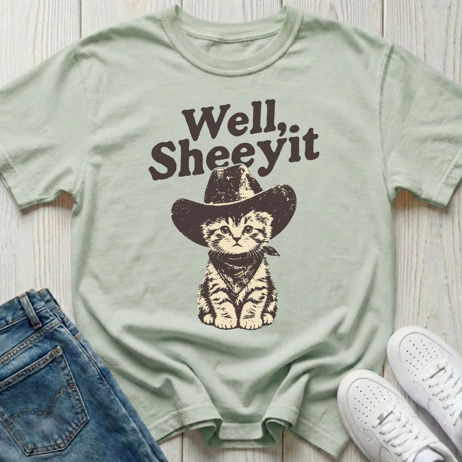 Well Sheeyit Kitten T-shirt