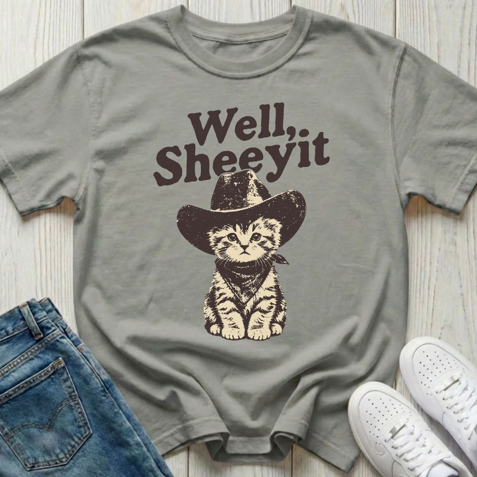 Well Sheeyit Kitten T-shirt