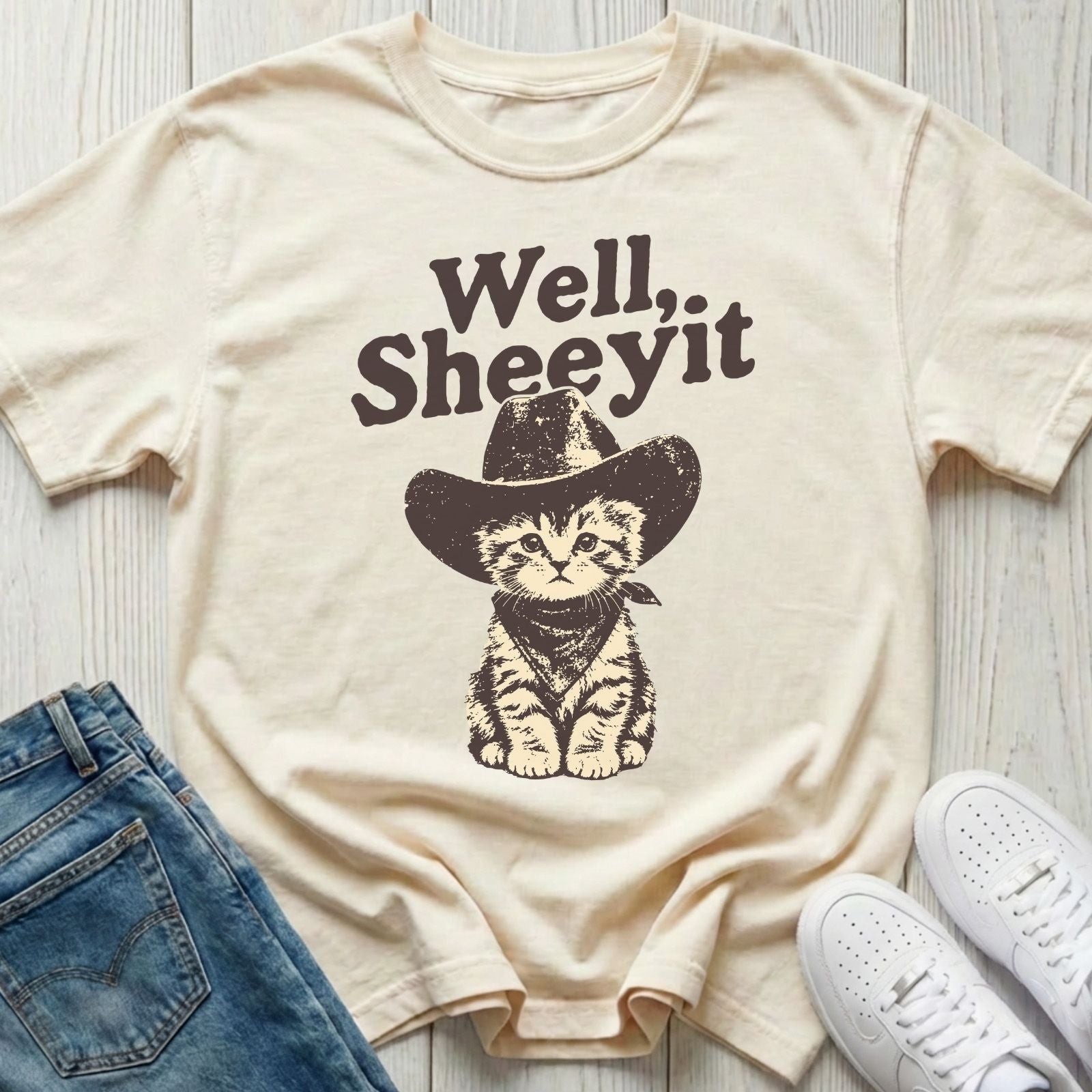 Well Sheeyit Kitten T-shirt